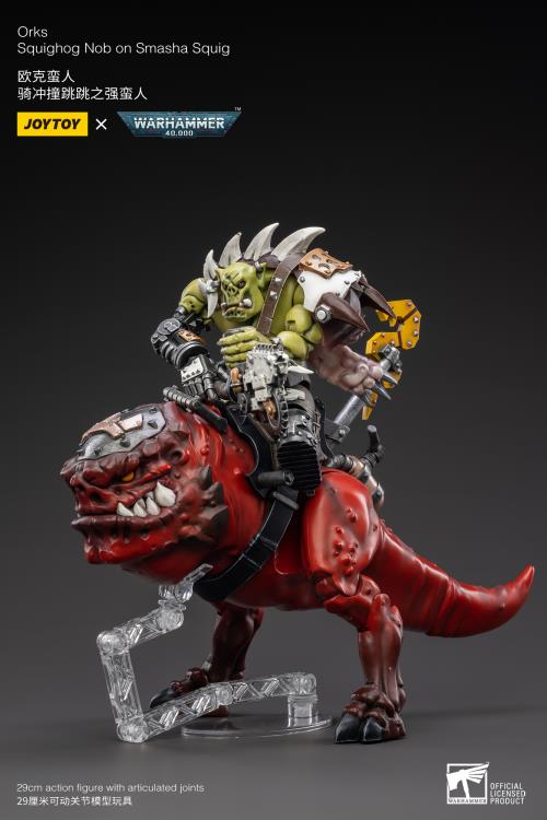Orks Squighog Nob On Smasha Squig 1/18 Scale Figure Set (Warhammer 40k) - Image 8