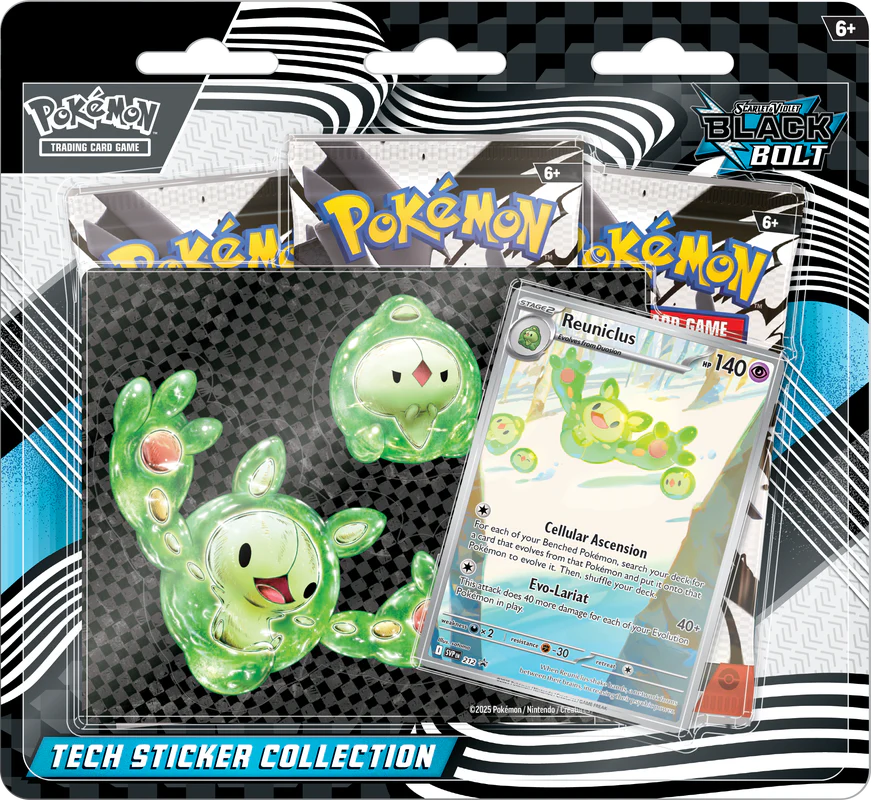 Tech Sticker Collection | SV10.5 Black Bolt | Pokemon TCG
