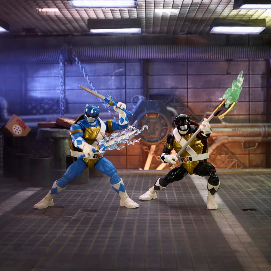 Power Rangers X TMNT Lightning Collection Morphed Donatello & Morphed Leonardo - Image 6