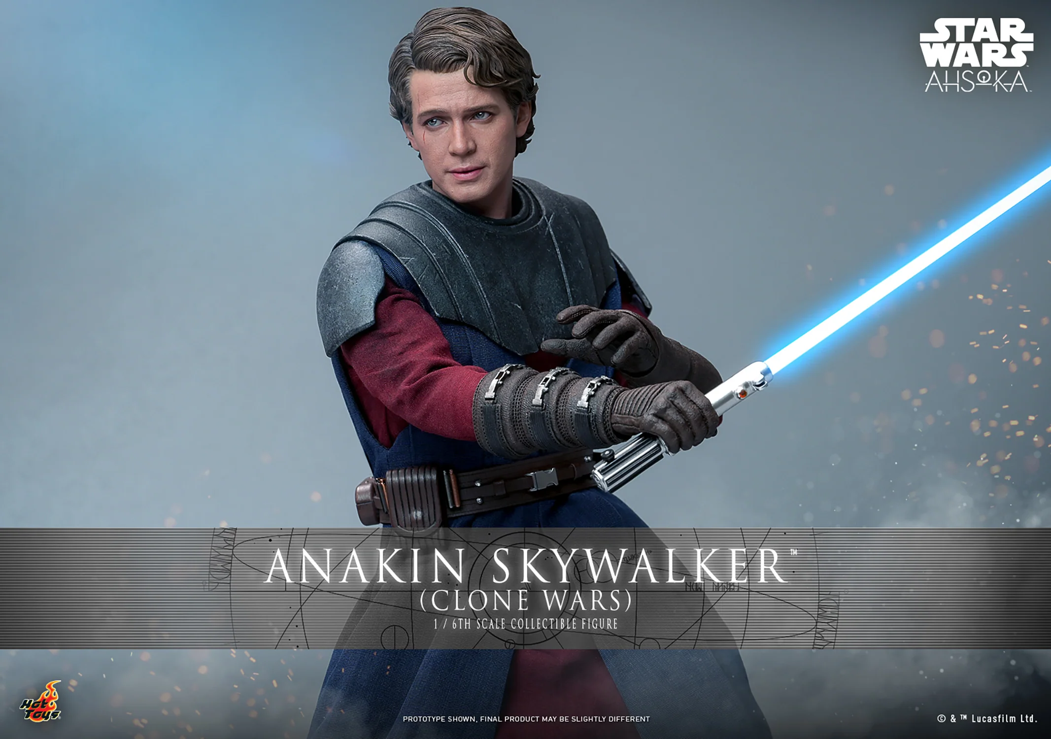 Anakin Skywalker (Clone Wars) Hot Toys Sixth Scale Figure