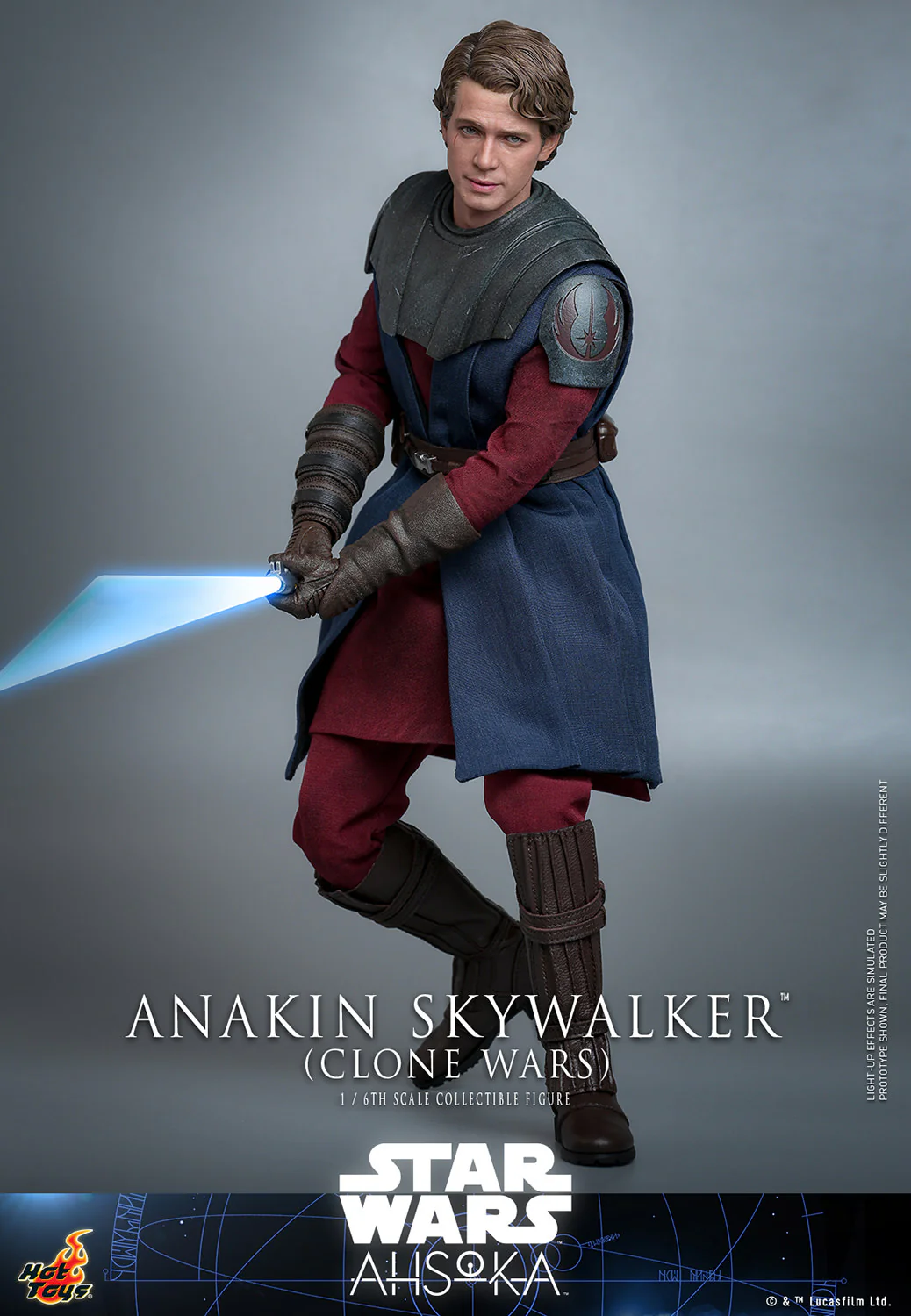 Anakin Skywalker (Clone Wars) Hot Toys Sixth Scale Figure - Image 13