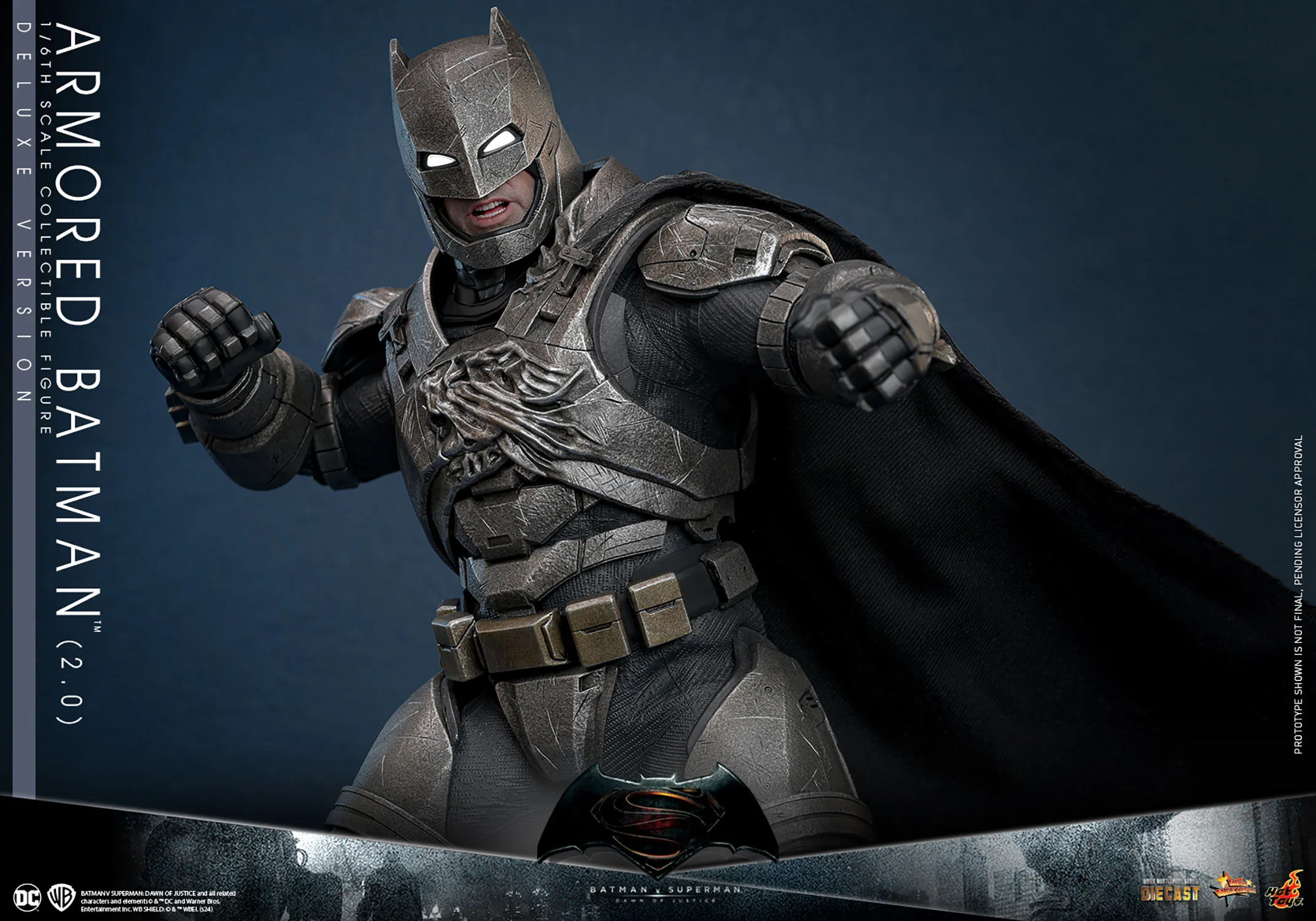 [PRE-ORDER] Armored Batman (2.0) Deluxe Edition Hot Toys Sixth Scale Figure - Image 12