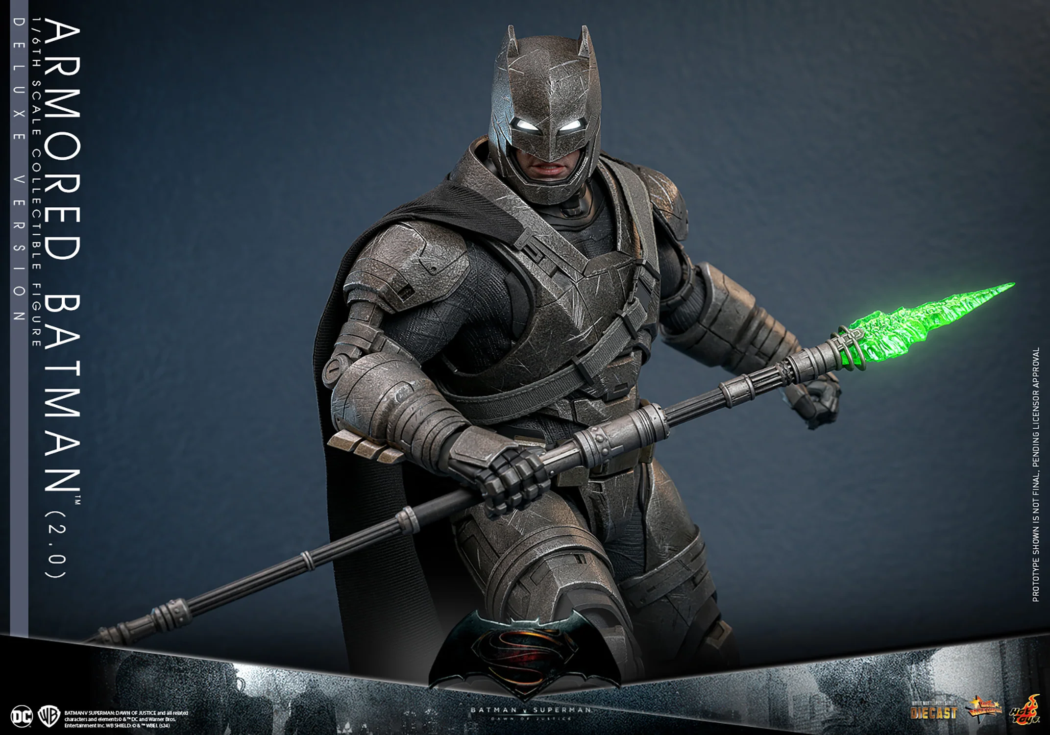 [PRE-ORDER] Armored Batman (2.0) Deluxe Edition Hot Toys Sixth Scale Figure - Image 13