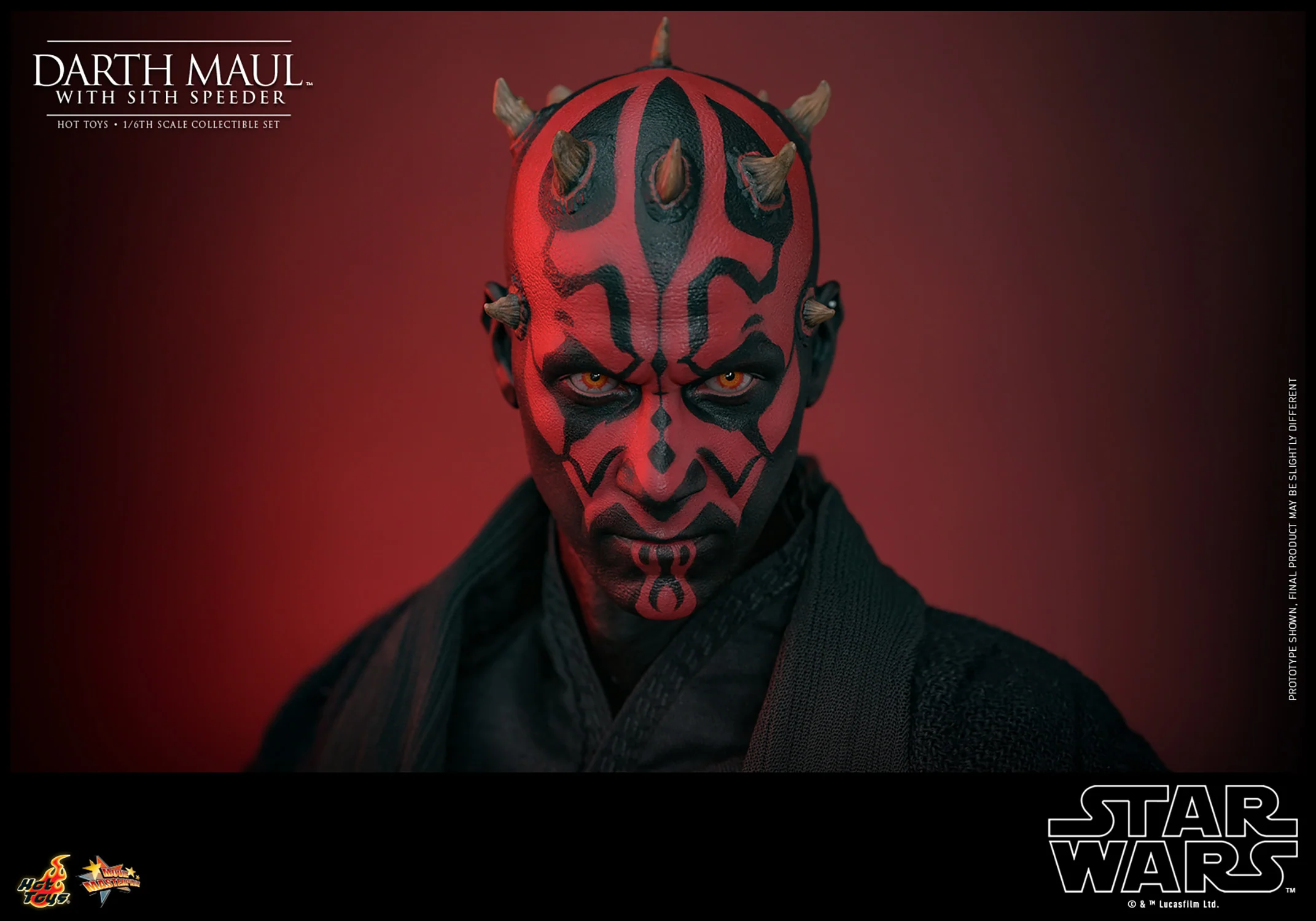 Darth Maul with Sith Speeder Sixth Scale Figure Set - Image 12