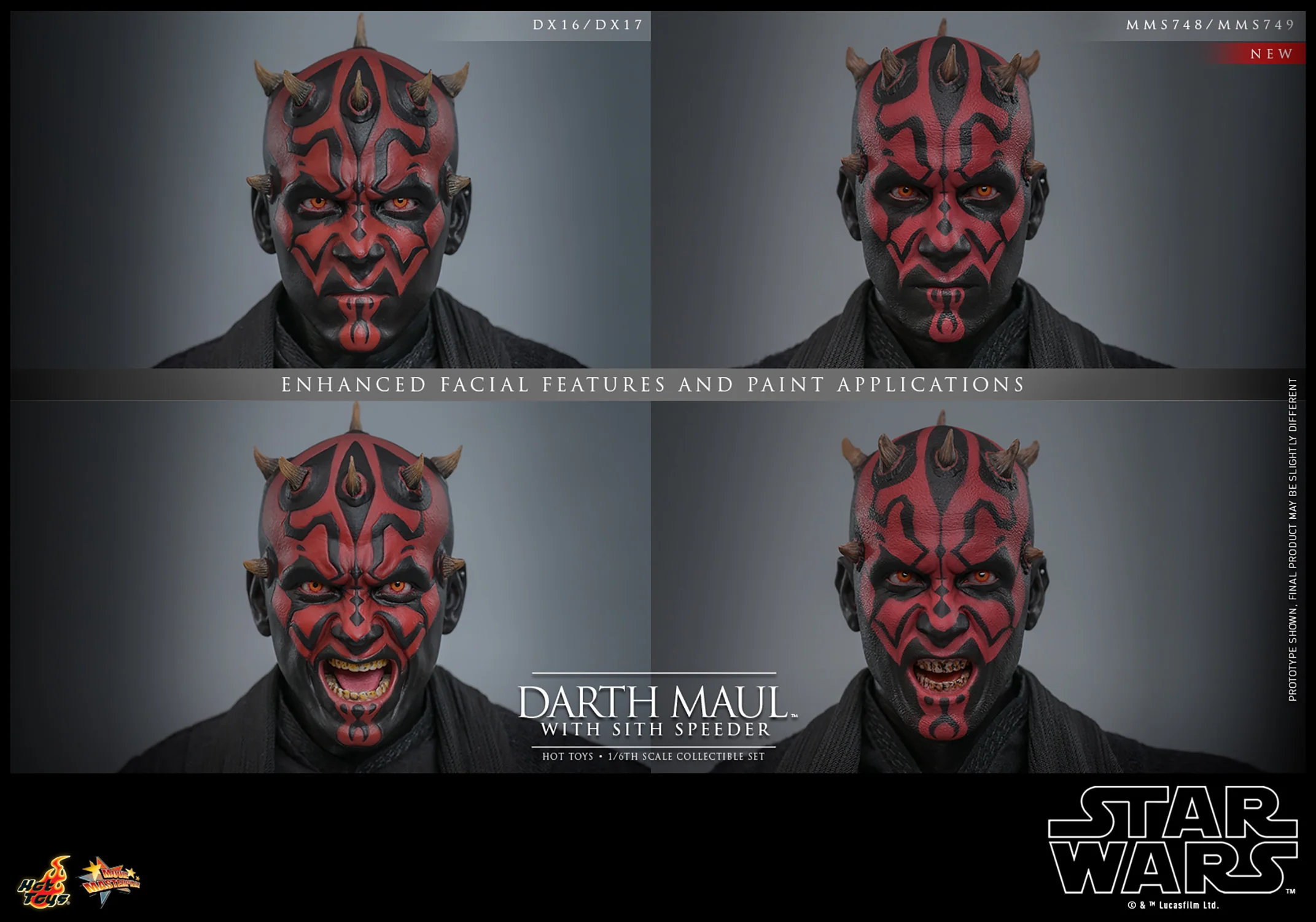 Darth Maul with Sith Speeder Sixth Scale Figure Set - Image 19