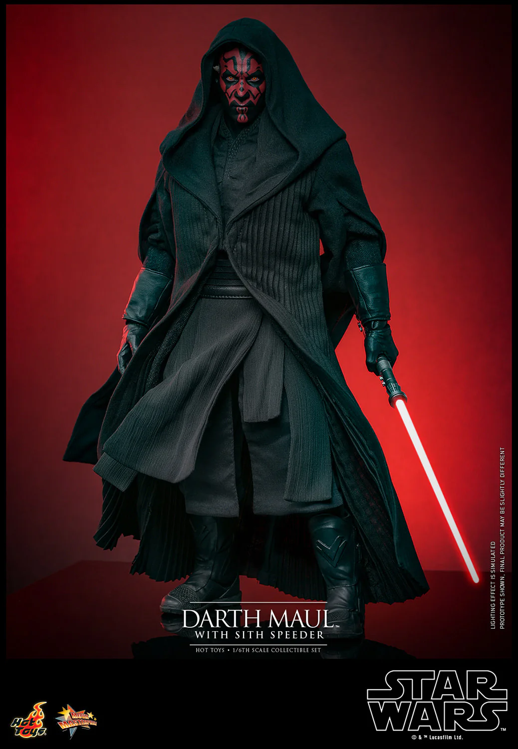 Darth Maul with Sith Speeder Sixth Scale Figure Set - Image 9