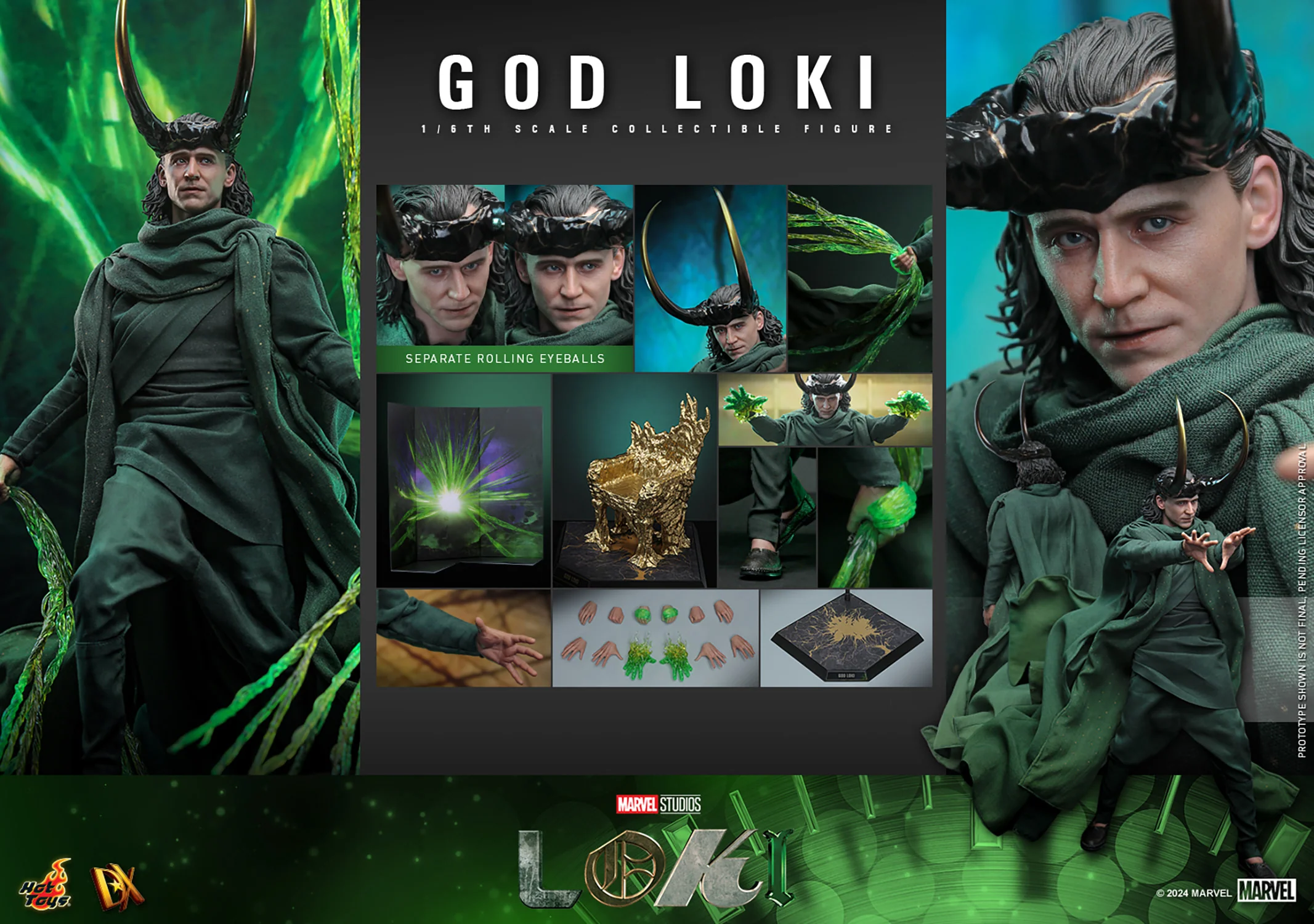 God Loki Sixth Scale Figure - Image 18