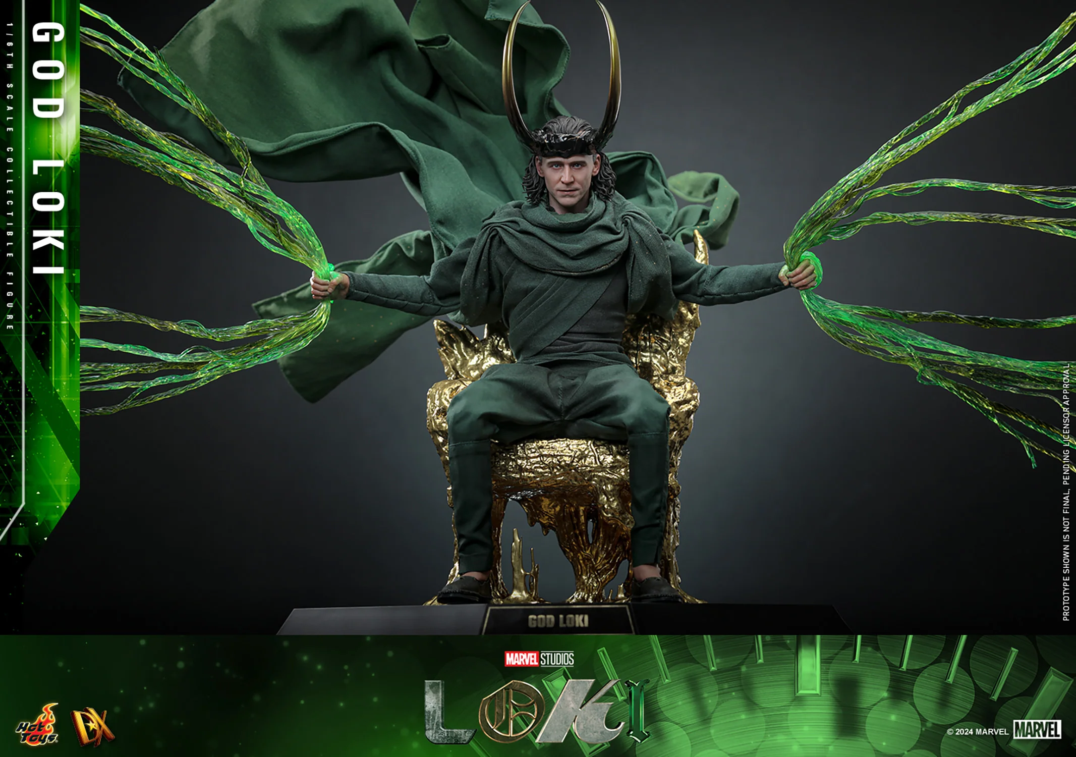 God Loki Sixth Scale Figure - Image 3