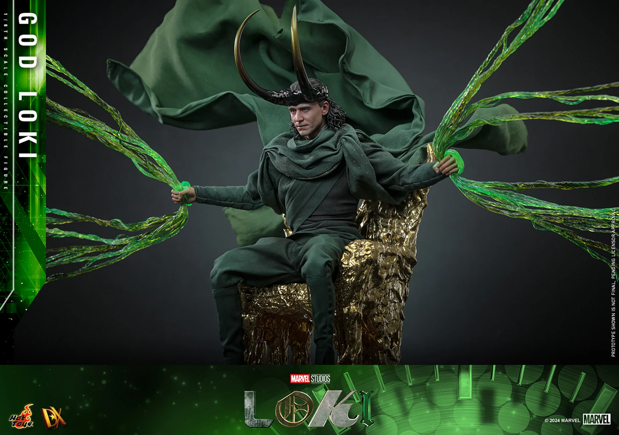 God Loki Sixth Scale Figure - Image 4