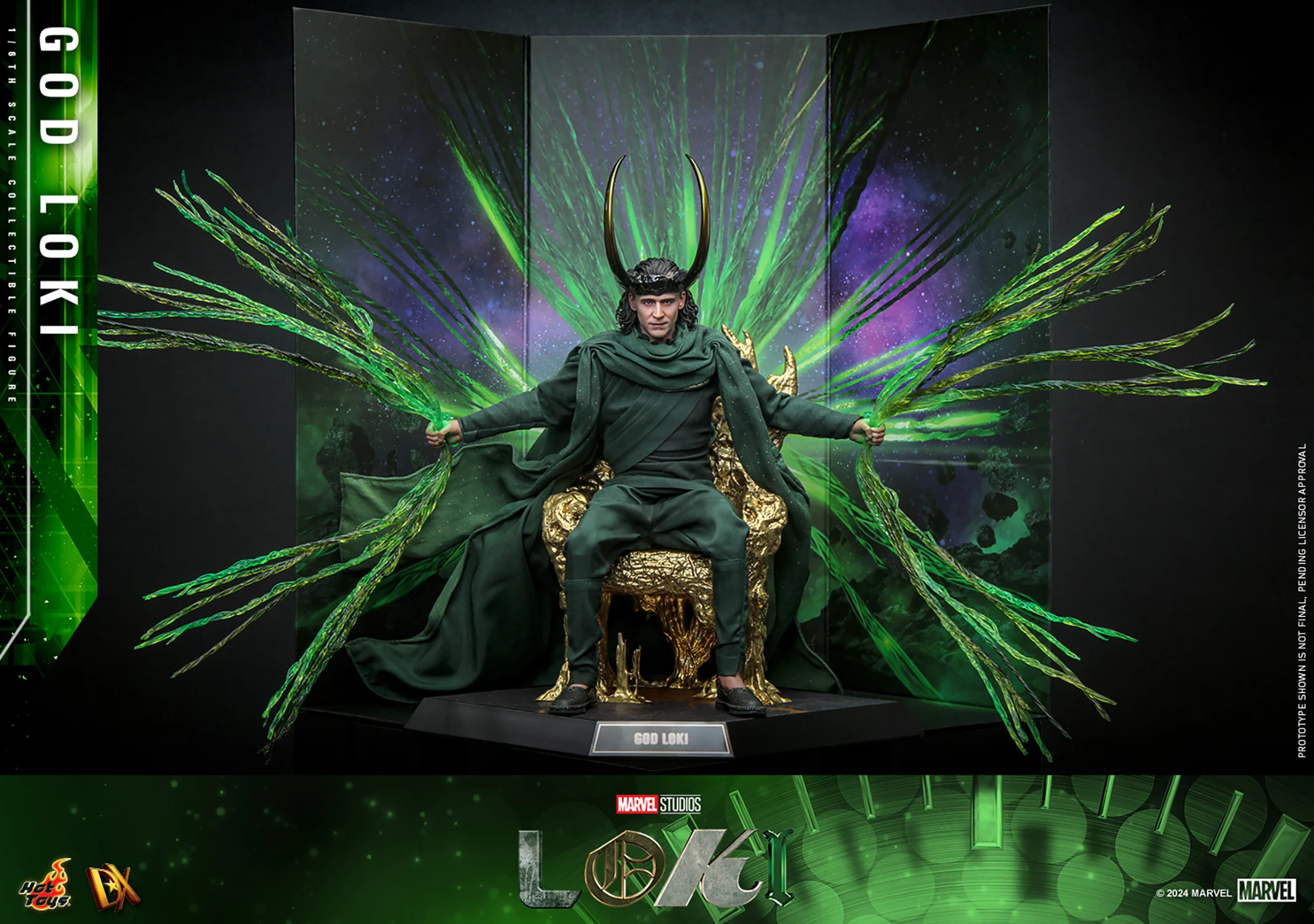 God Loki Sixth Scale Figure - Image 6