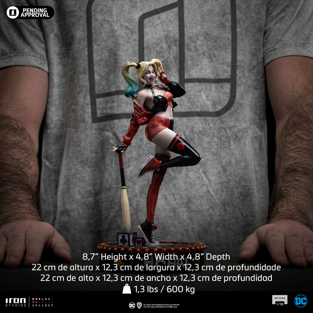 [PRE-ORDER]  Harley Quinn (Gotham City Sirens) 1:10 Scale Statue - Image 4