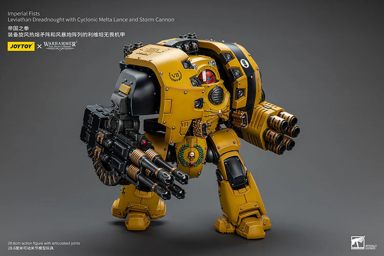 [PRE-ORDER] Imperial Fists Leviathan Dreadnought with Cyclonic Melta Lance and Storm Cannon - Image 8