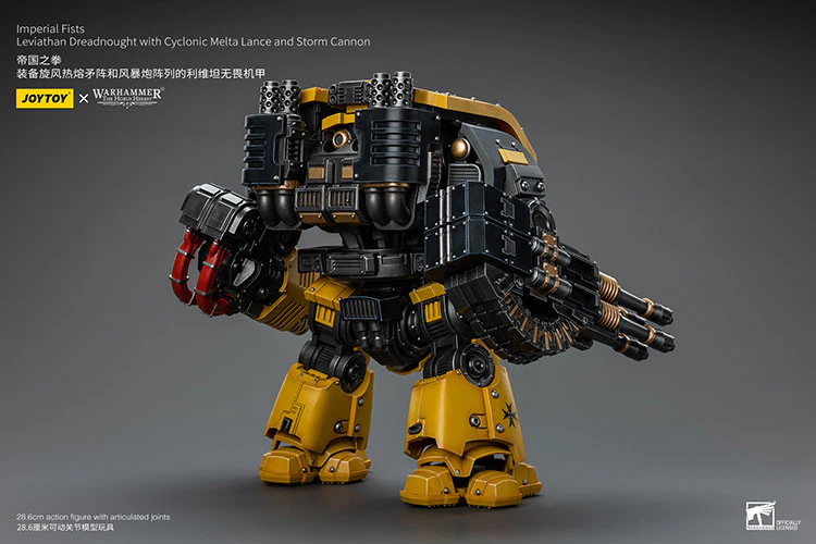 [PRE-ORDER] Imperial Fists Leviathan Dreadnought with Cyclonic Melta Lance and Storm Cannon - Image 9