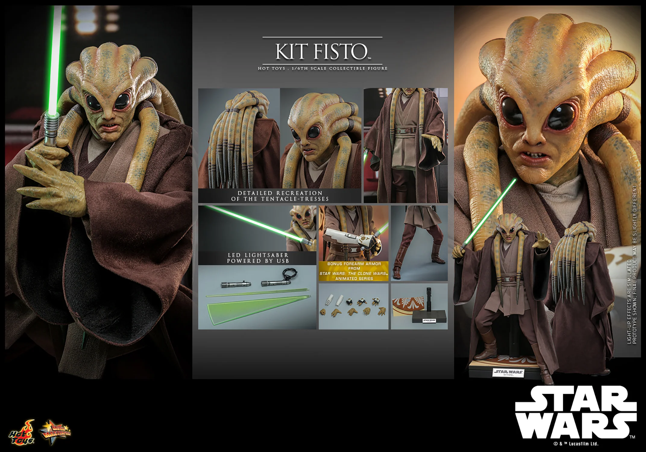 Kit Fisto Sixth Scale Figure - Image 17