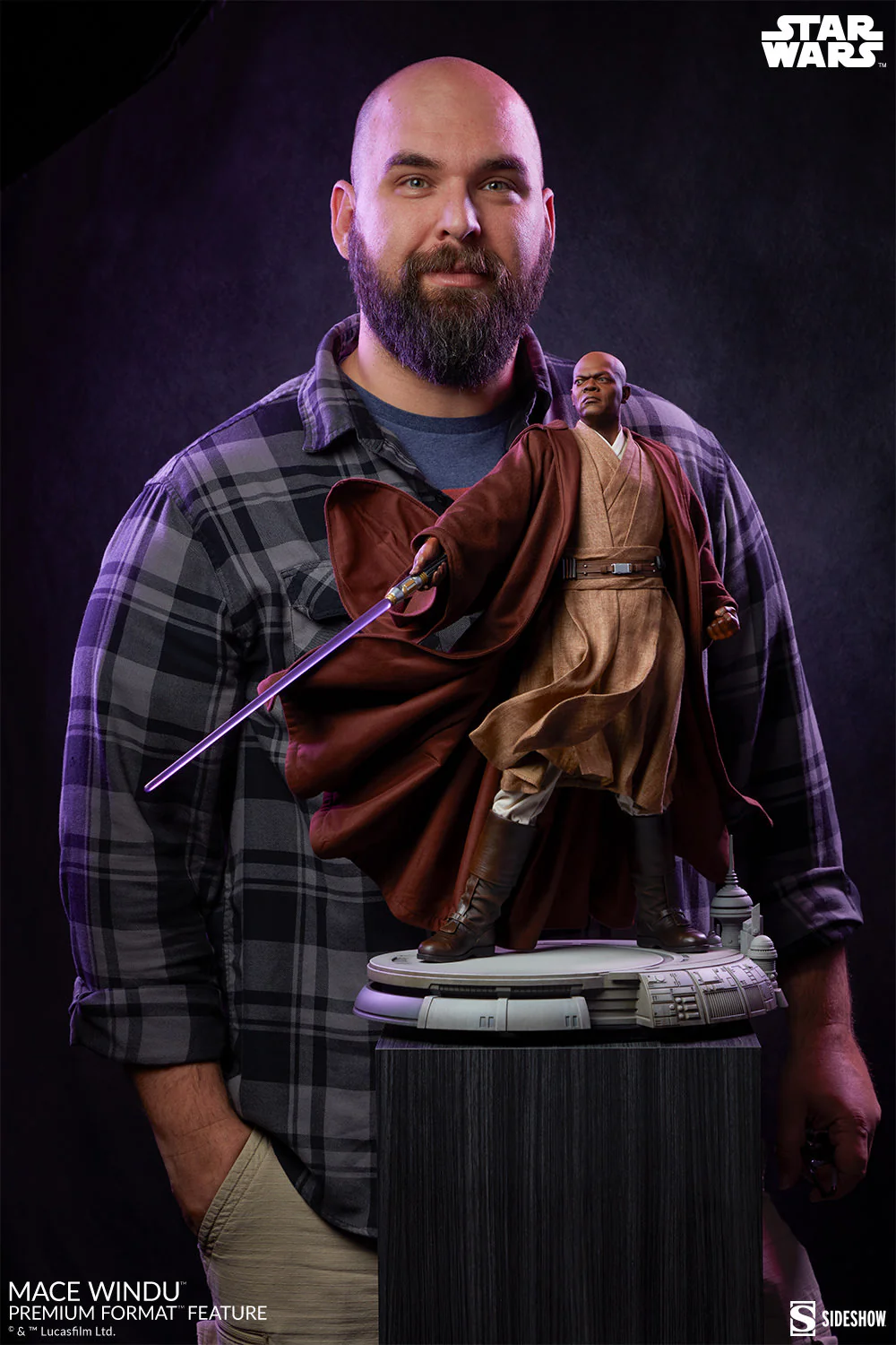 [PRE-ORDER] Mace Windu Premium Format™ Statue - Image 3