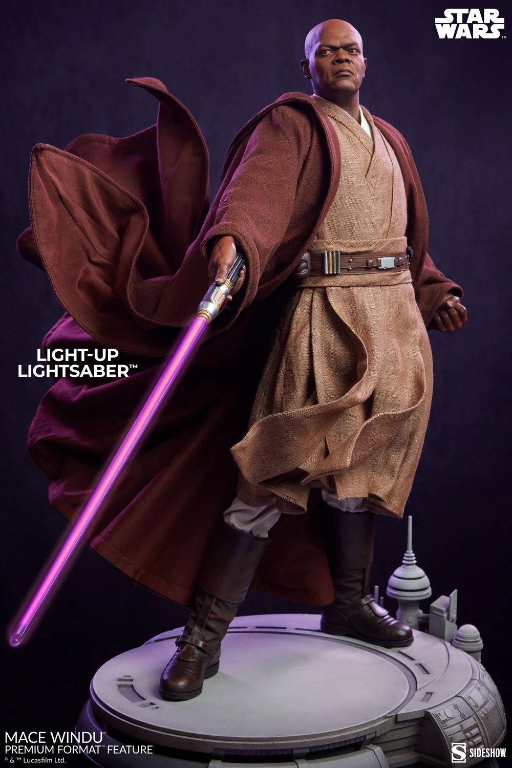[PRE-ORDER] Mace Windu Premium Format™ Statue - Image 4