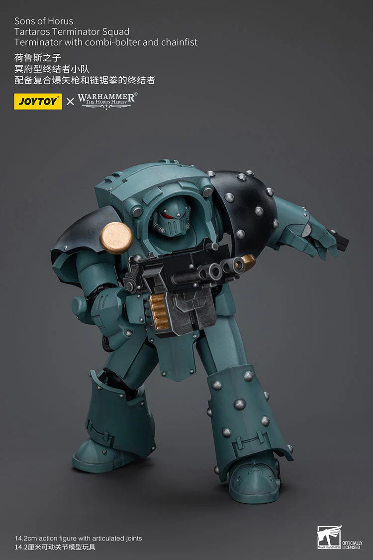 [PRE-ORDER] Sons of Horus Tartaros Terminator Squad Terminator with Combi-Bolter and Chainfist - Image 4
