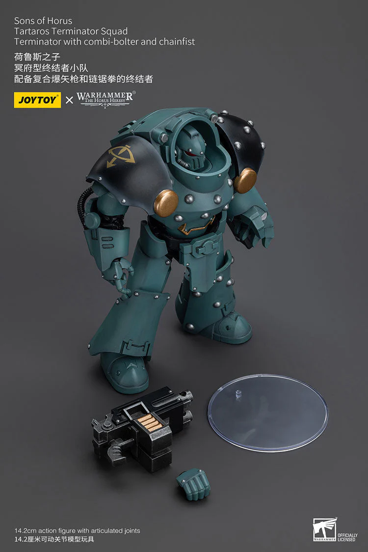 [PRE-ORDER] Sons of Horus Tartaros Terminator Squad Terminator with Combi-Bolter and Chainfist - Image 7