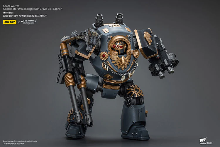 [PRE-ORDER] Space Wolves Contemptor Dreadnought with Gravis Bolt Cannon - Image 11
