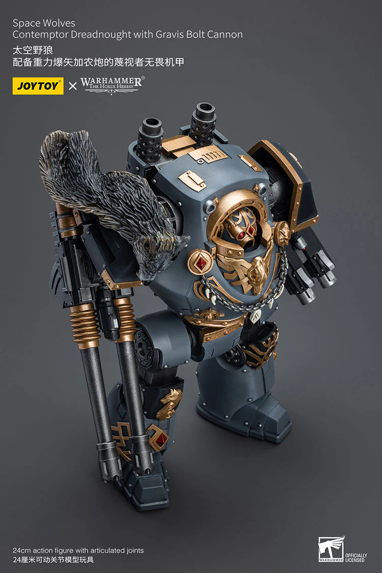[PRE-ORDER] Space Wolves Contemptor Dreadnought with Gravis Bolt Cannon - Image 13