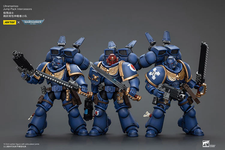 [PRE-ORDER] Ultramarines Jump Pack Intercessors Squad (Set of 3)