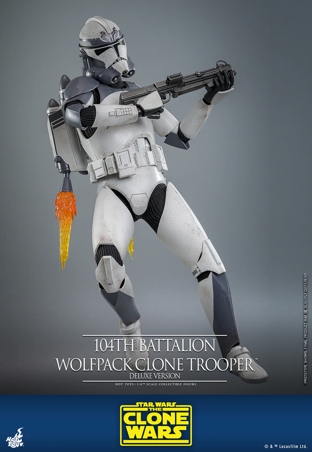 104th Battalion Wolfpack Clone Trooper™ (Deluxe Version) Sixth Scale Figure - Image 11