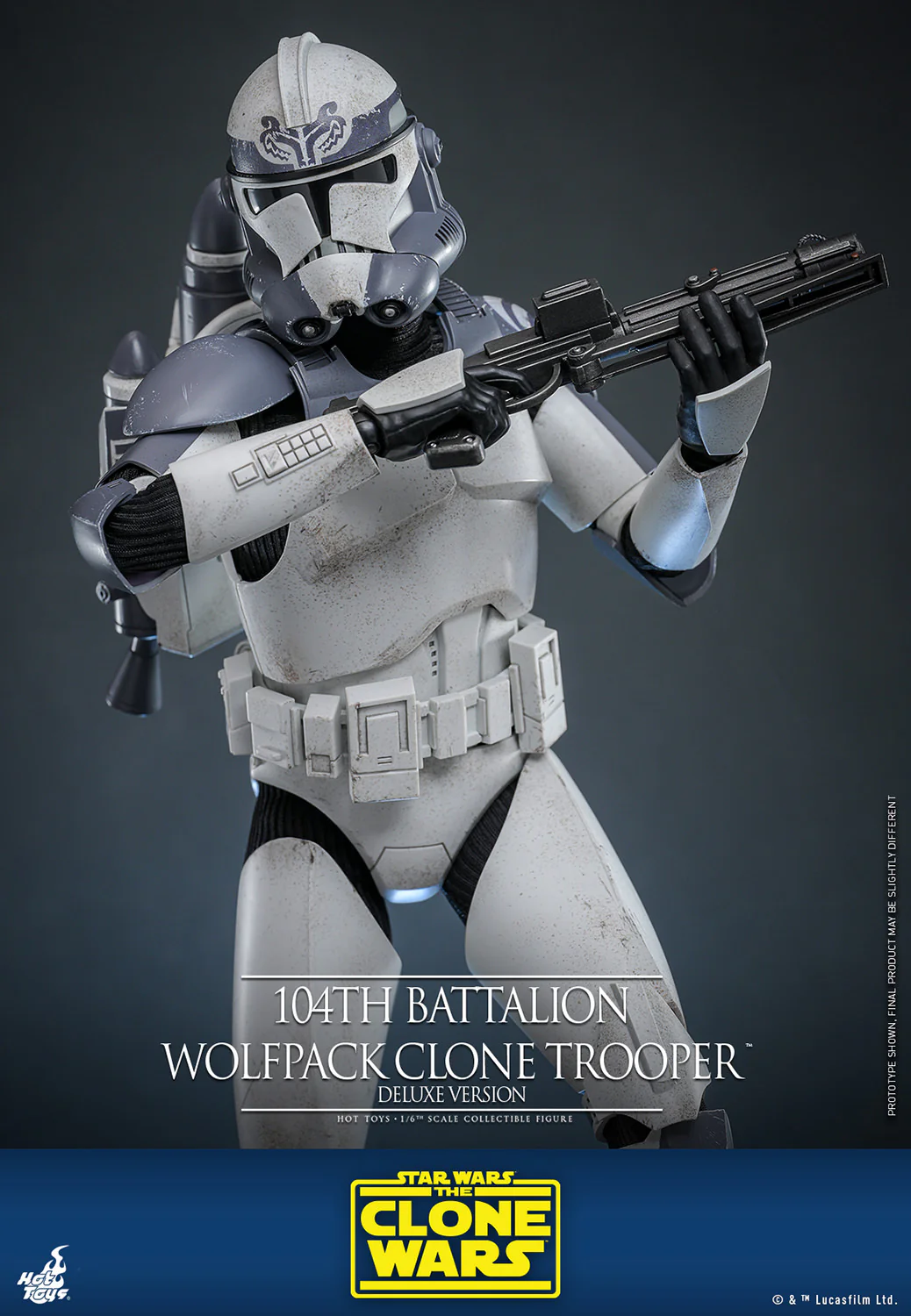 104th Battalion Wolfpack Clone Trooper™ (Deluxe Version) Sixth Scale Figure - Image 12