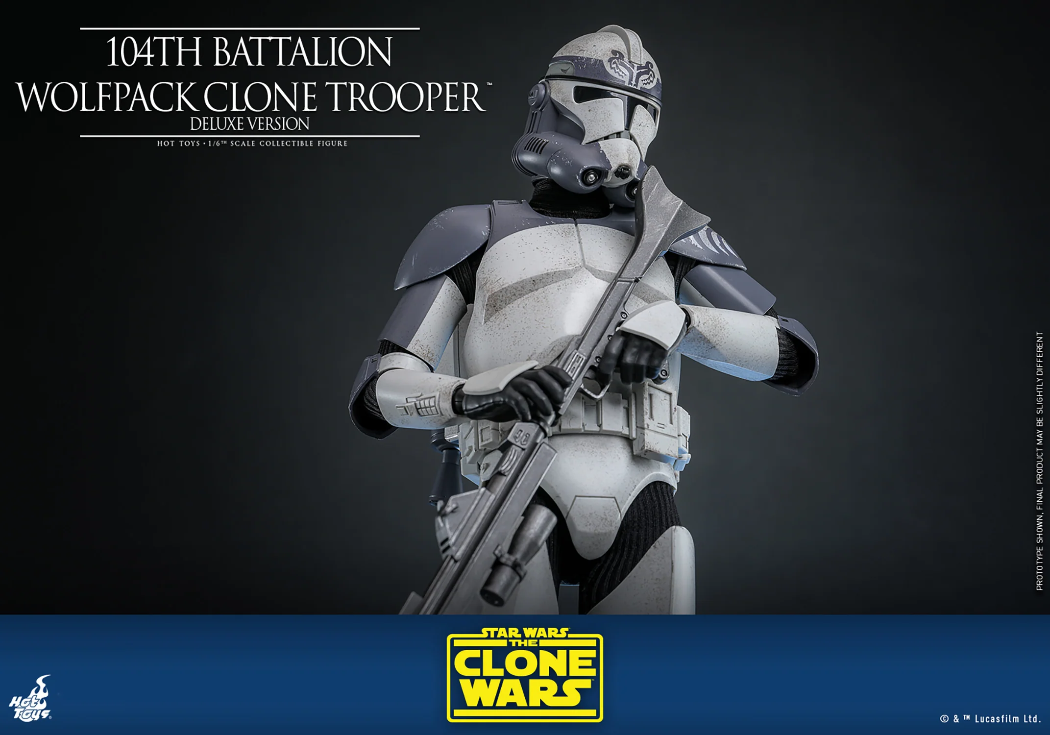 104th Battalion Wolfpack Clone Trooper™ (Deluxe Version) Sixth Scale Figure - Image 14