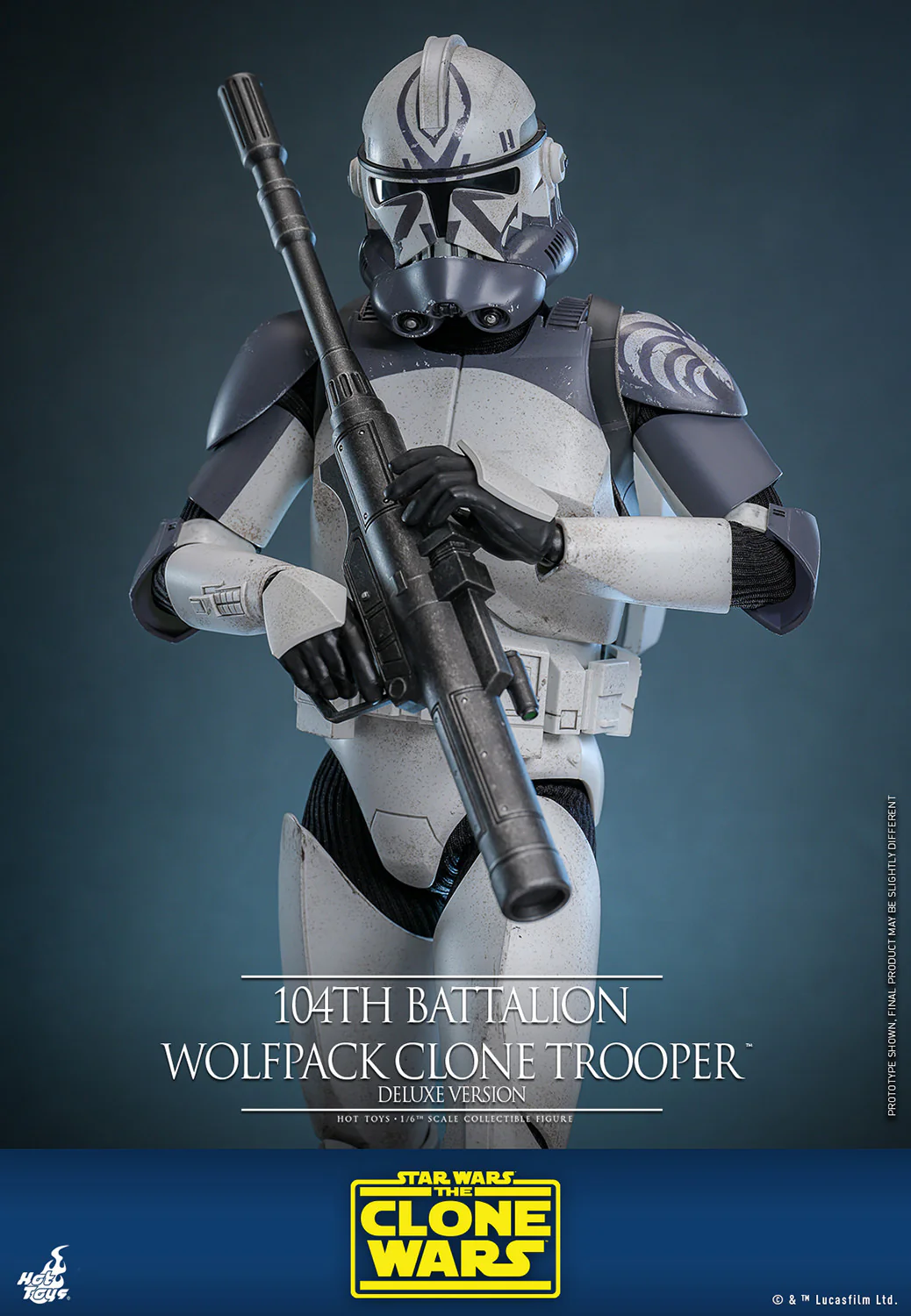 104th Battalion Wolfpack Clone Trooper™ (Deluxe Version) Sixth Scale Figure - Image 2