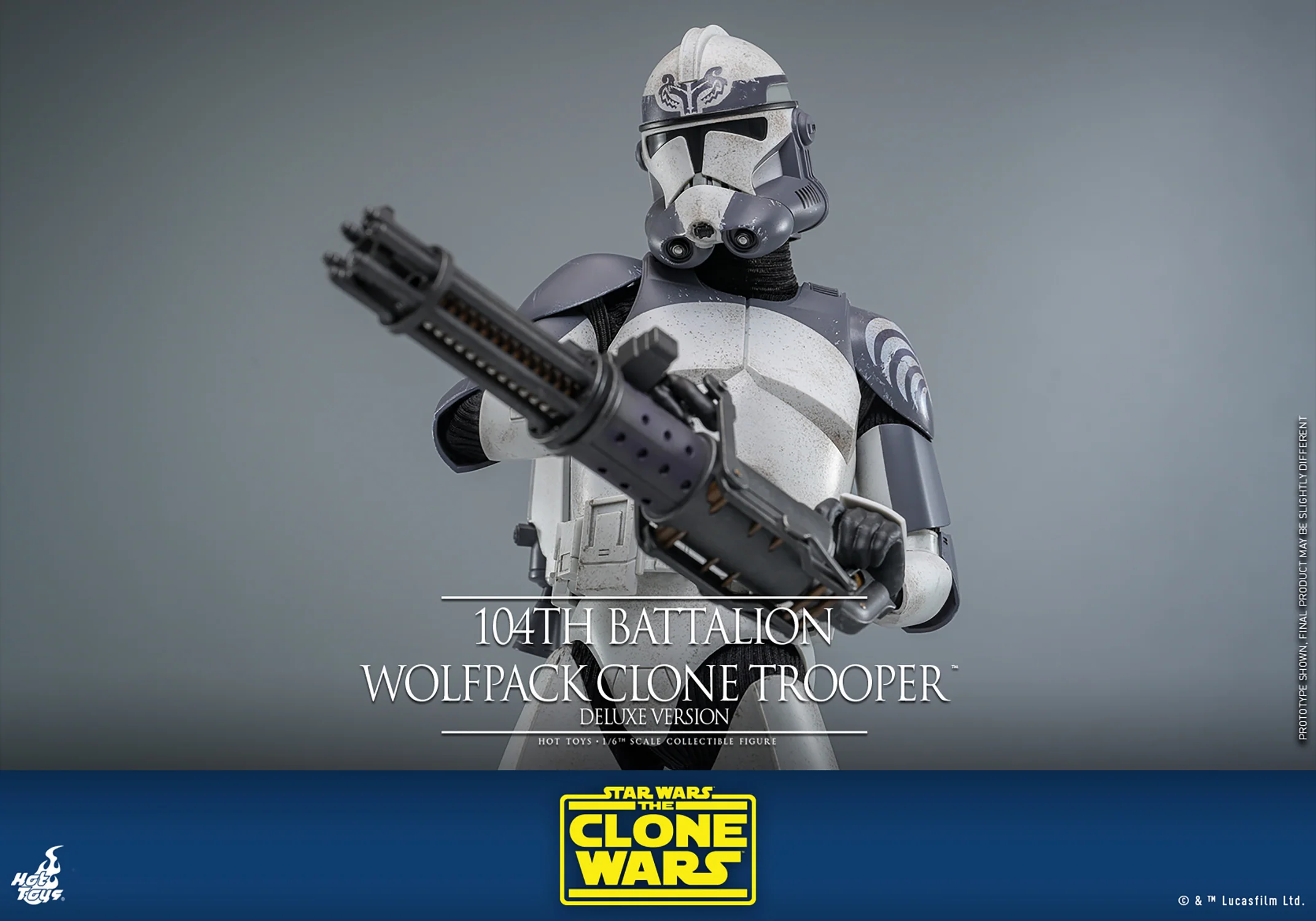 104th Battalion Wolfpack Clone Trooper™ (Deluxe Version) Sixth Scale Figure - Image 4