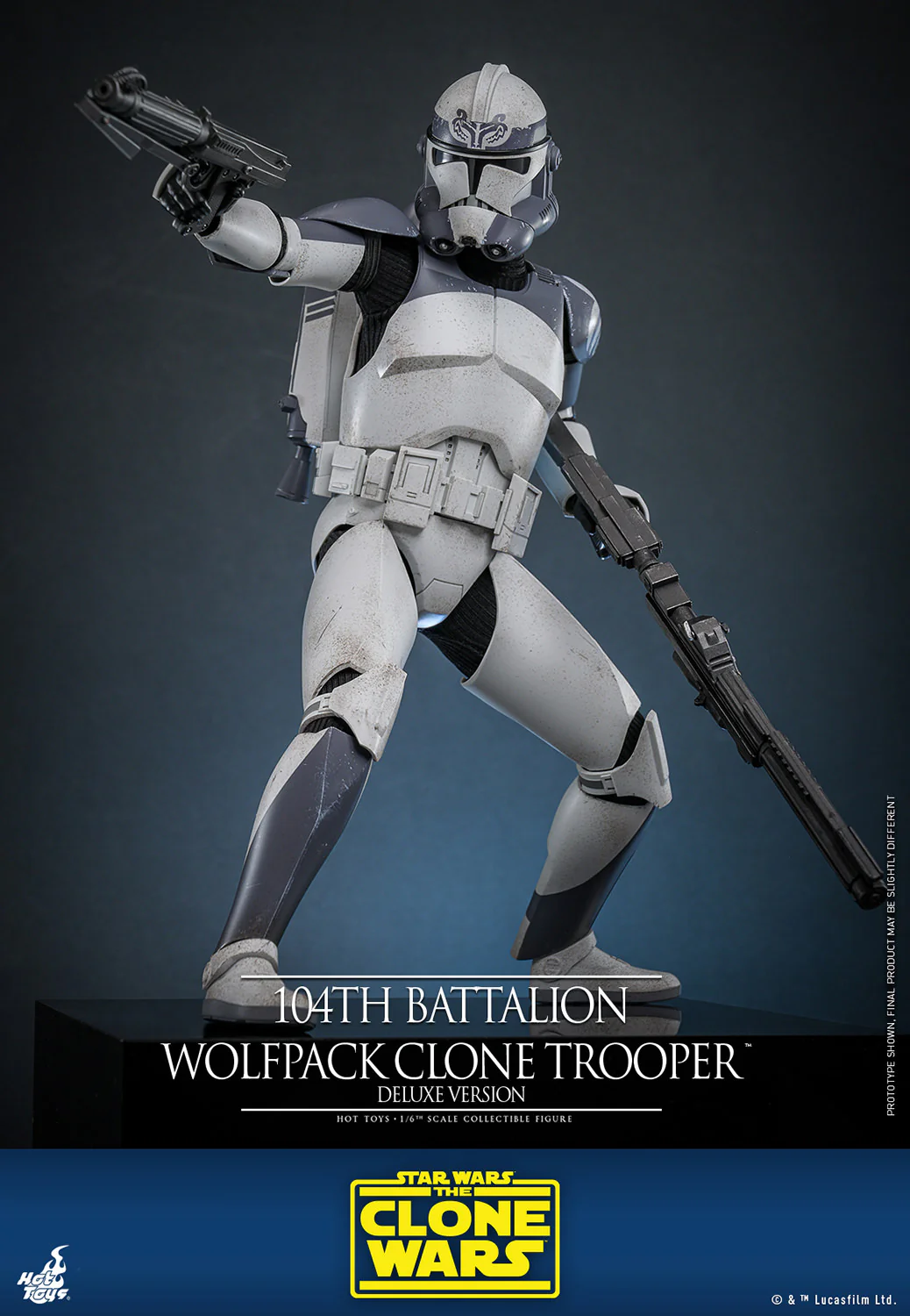 104th Battalion Wolfpack Clone Trooper™ (Deluxe Version) Sixth Scale Figure - Image 6