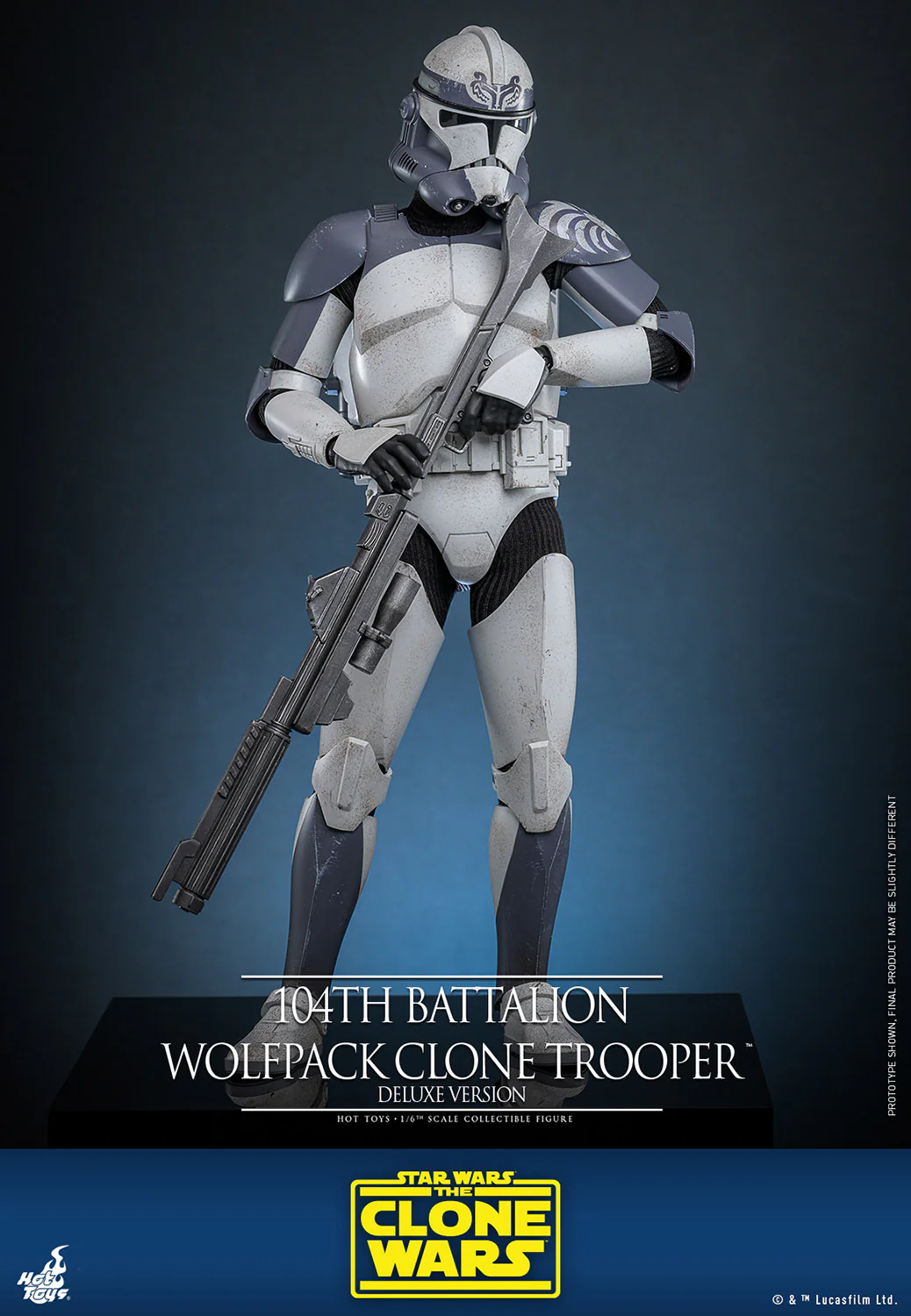 104th Battalion Wolfpack Clone Trooper™ (Deluxe Version) Sixth Scale Figure - Image 7