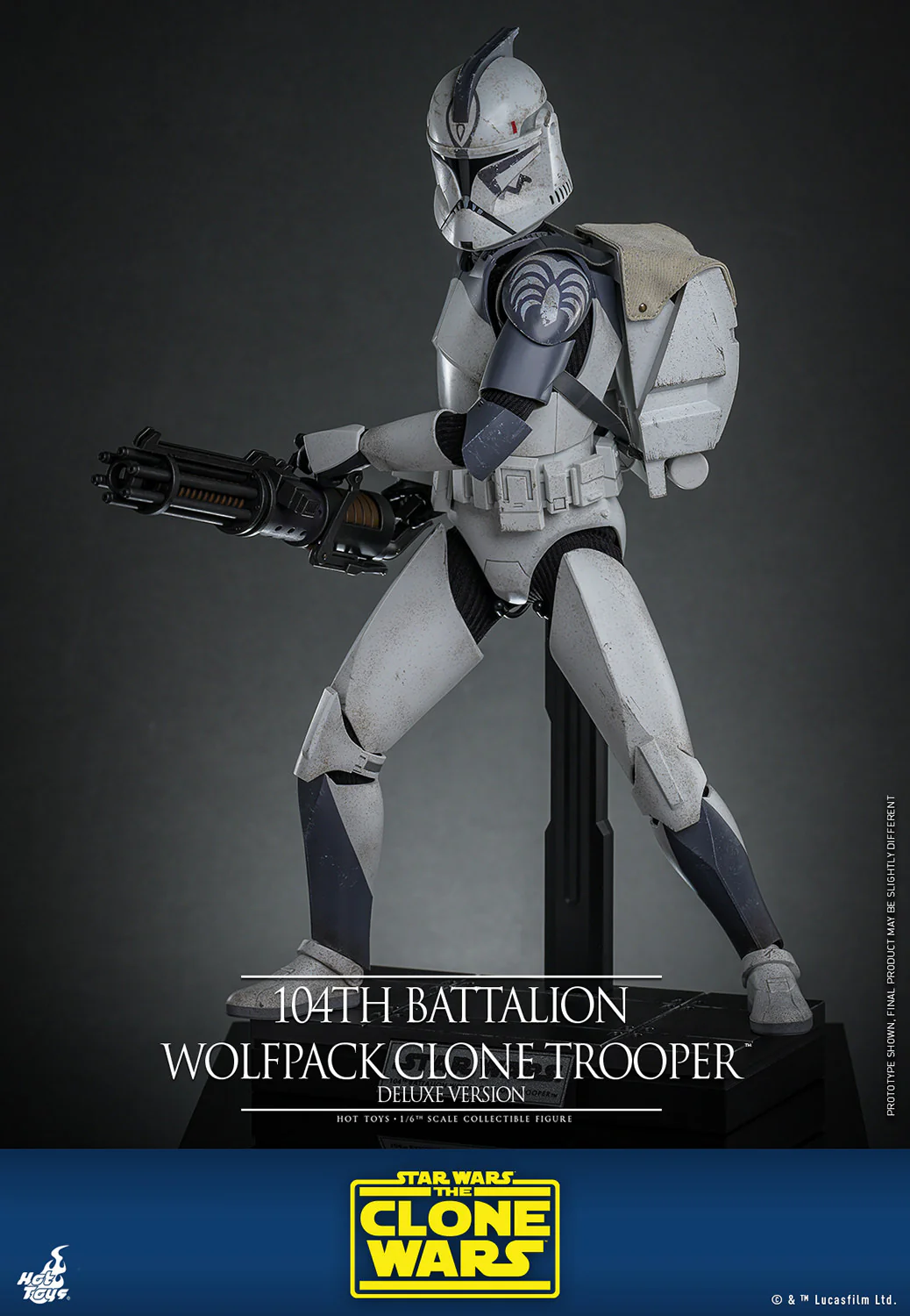 104th Battalion Wolfpack Clone Trooper™ (Deluxe Version) Sixth Scale Figure - Image 8