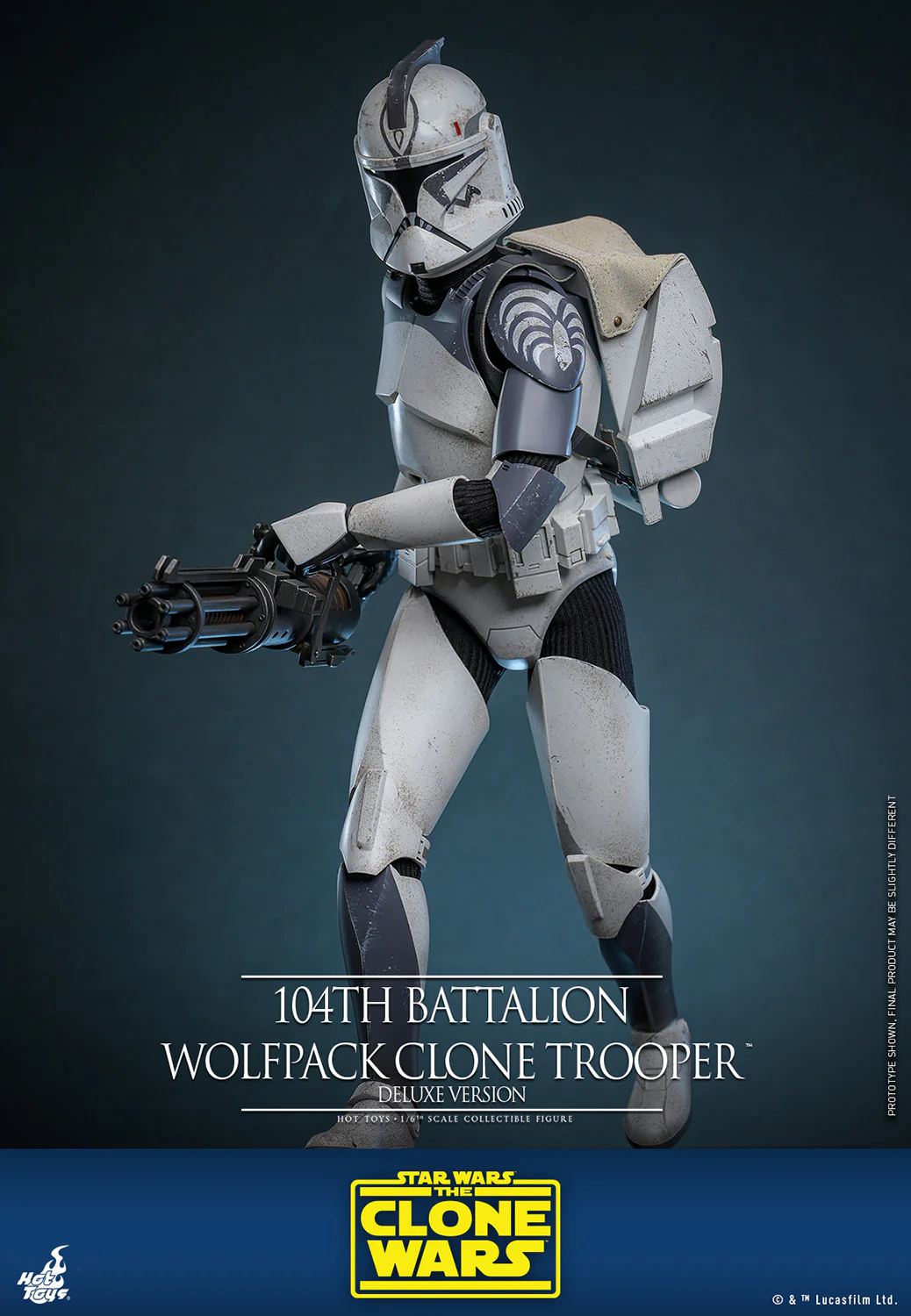 104th Battalion Wolfpack Clone Trooper™ (Deluxe Version) Sixth Scale Figure - Image 9