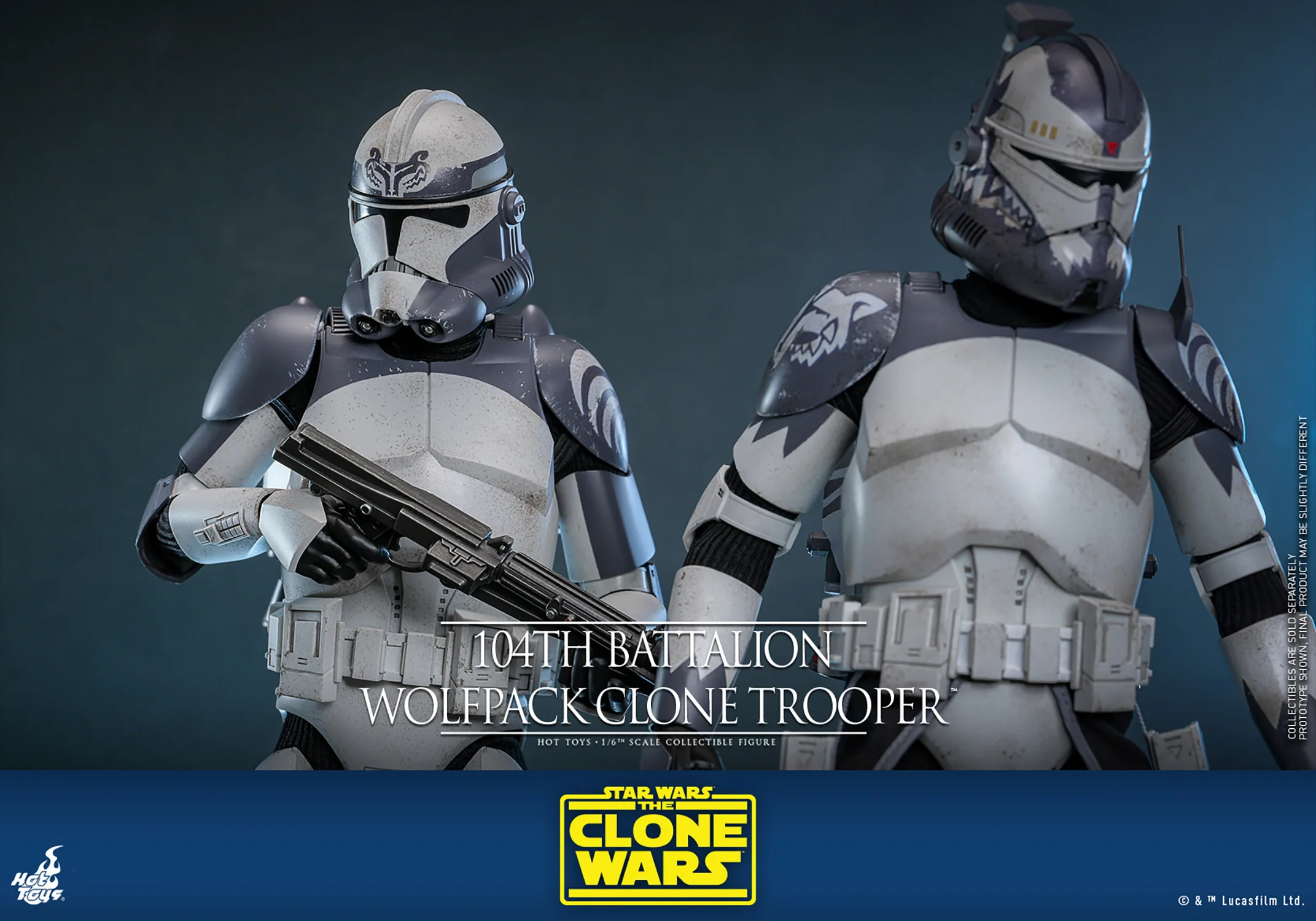 104th Battalion Wolfpack Clone Trooper™ Sixth Scale Figure - Image 11