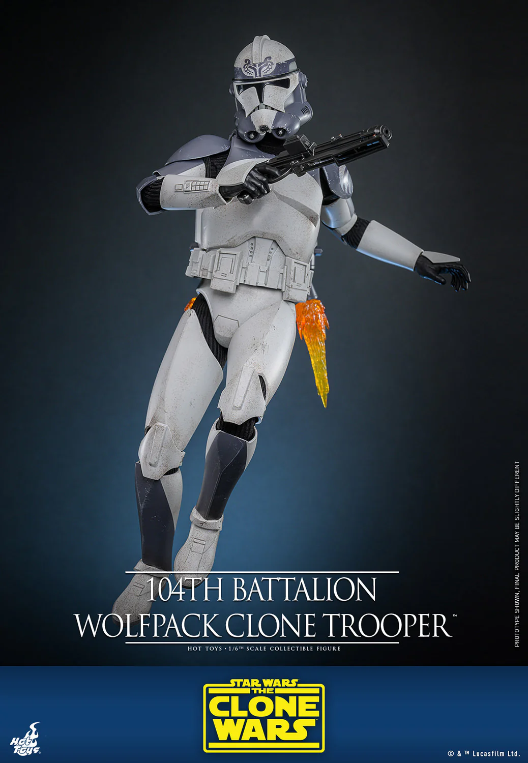 104th Battalion Wolfpack Clone Trooper™ Sixth Scale Figure - Image 3