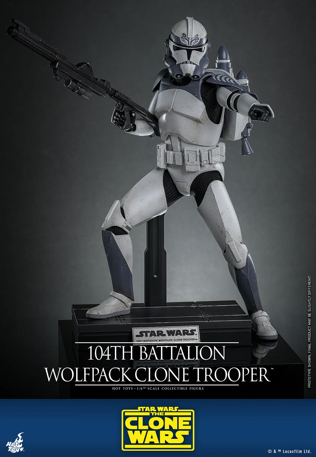 104th Battalion Wolfpack Clone Trooper™ Sixth Scale Figure - Image 4