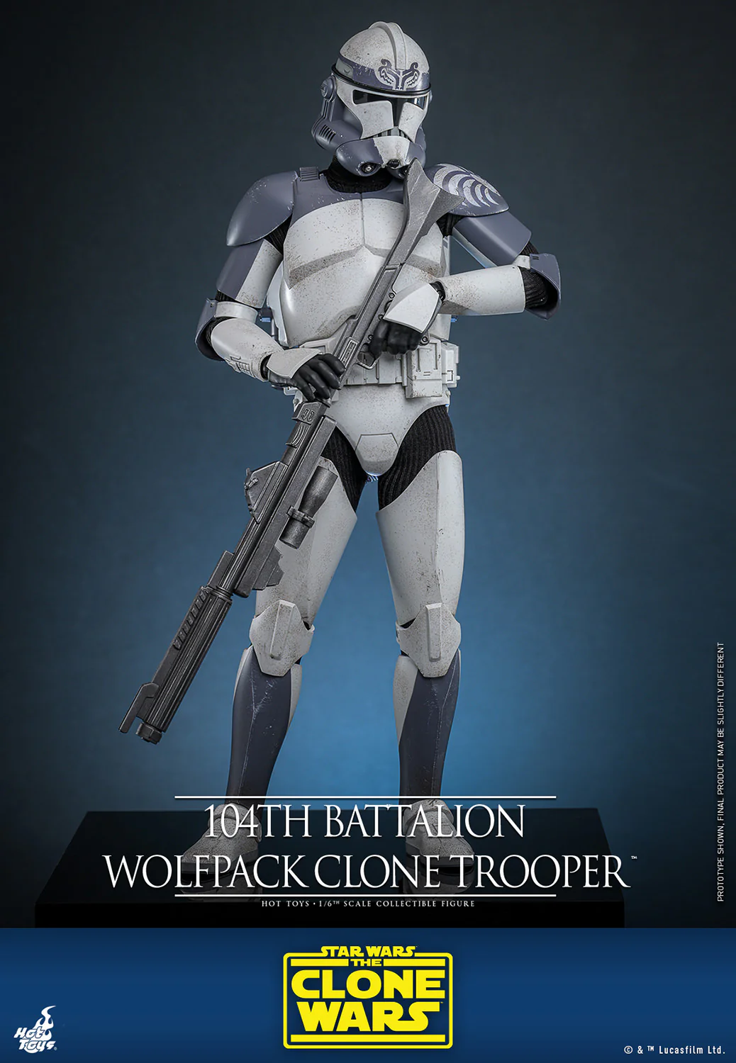 104th Battalion Wolfpack Clone Trooper™ Sixth Scale Figure - Image 5