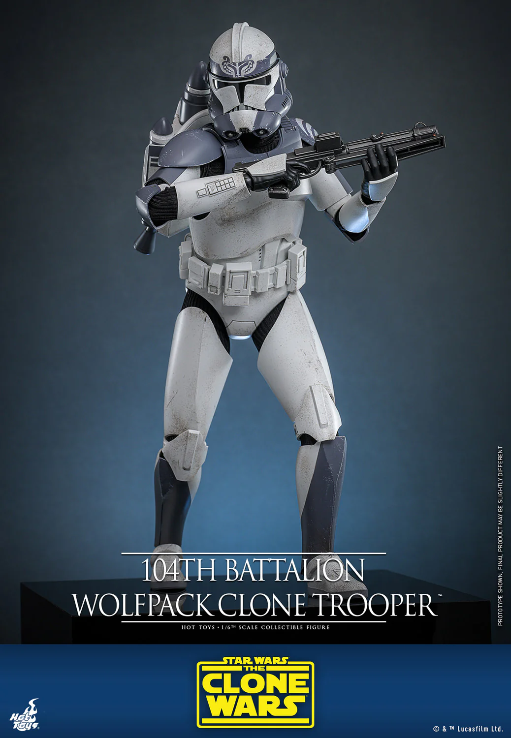104th Battalion Wolfpack Clone Trooper™ Sixth Scale Figure - Image 6