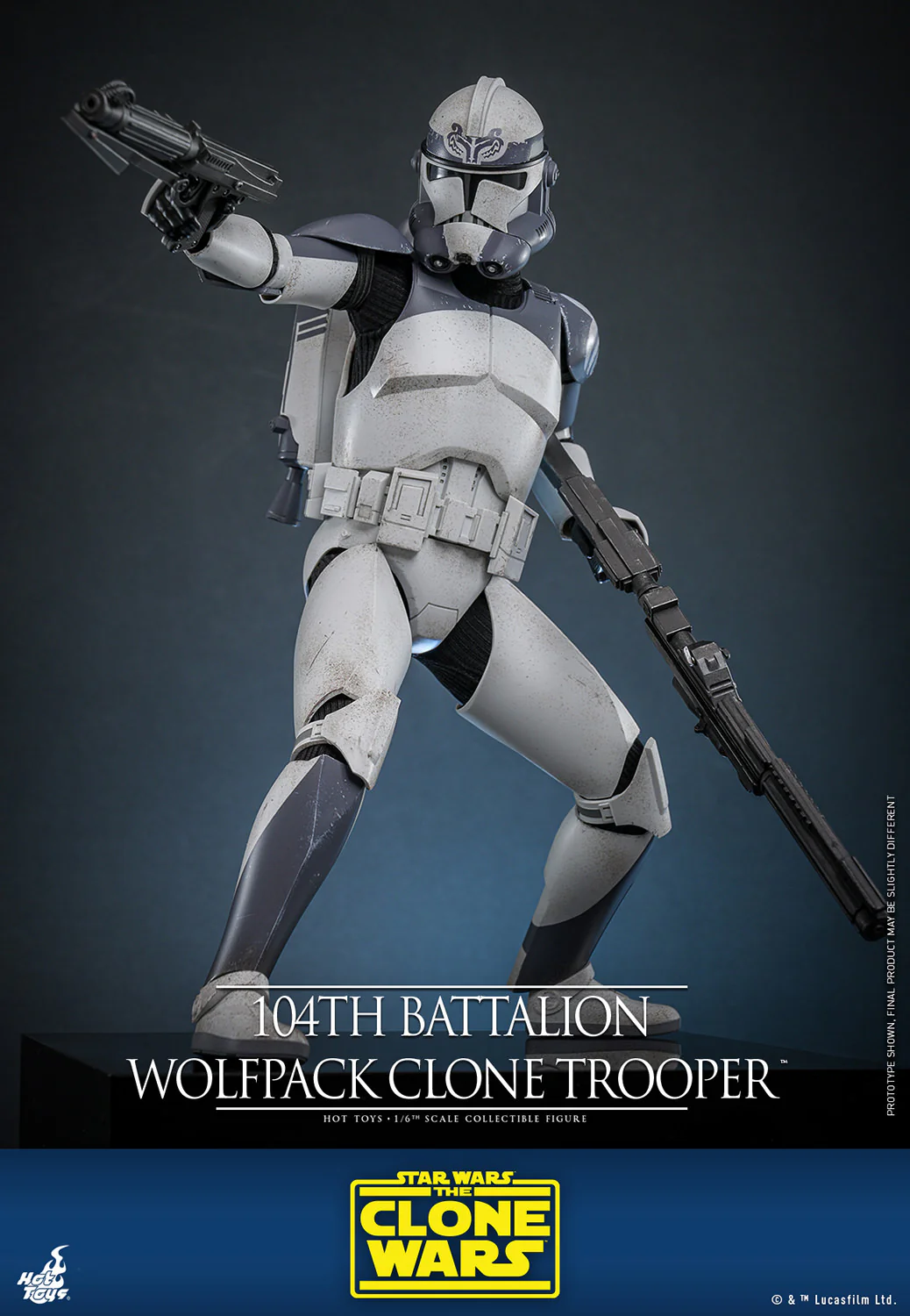 104th Battalion Wolfpack Clone Trooper™ Sixth Scale Figure - Image 7