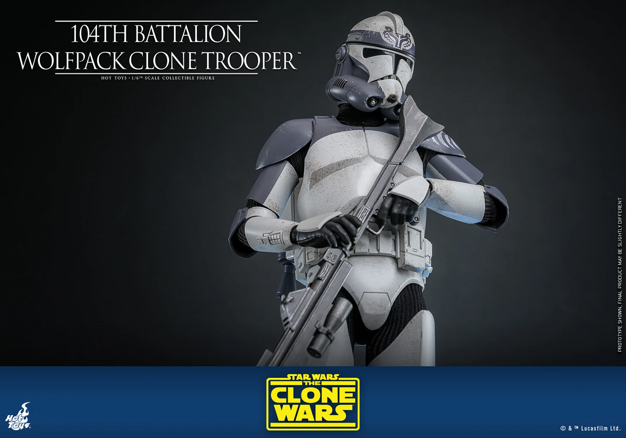 104th Battalion Wolfpack Clone Trooper™ Sixth Scale Figure - Image 8