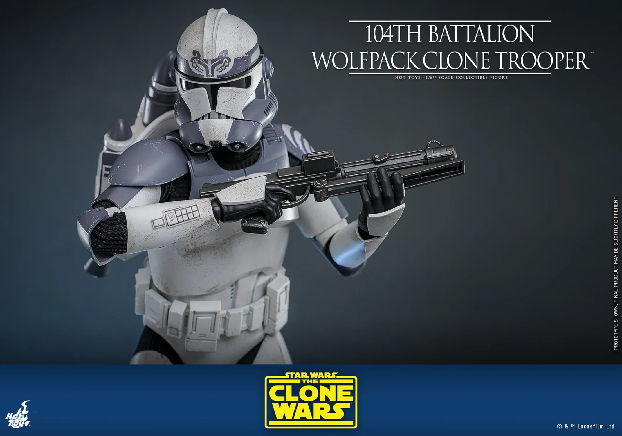 104th Battalion Wolfpack Clone Trooper™ Sixth Scale Figure - Image 9