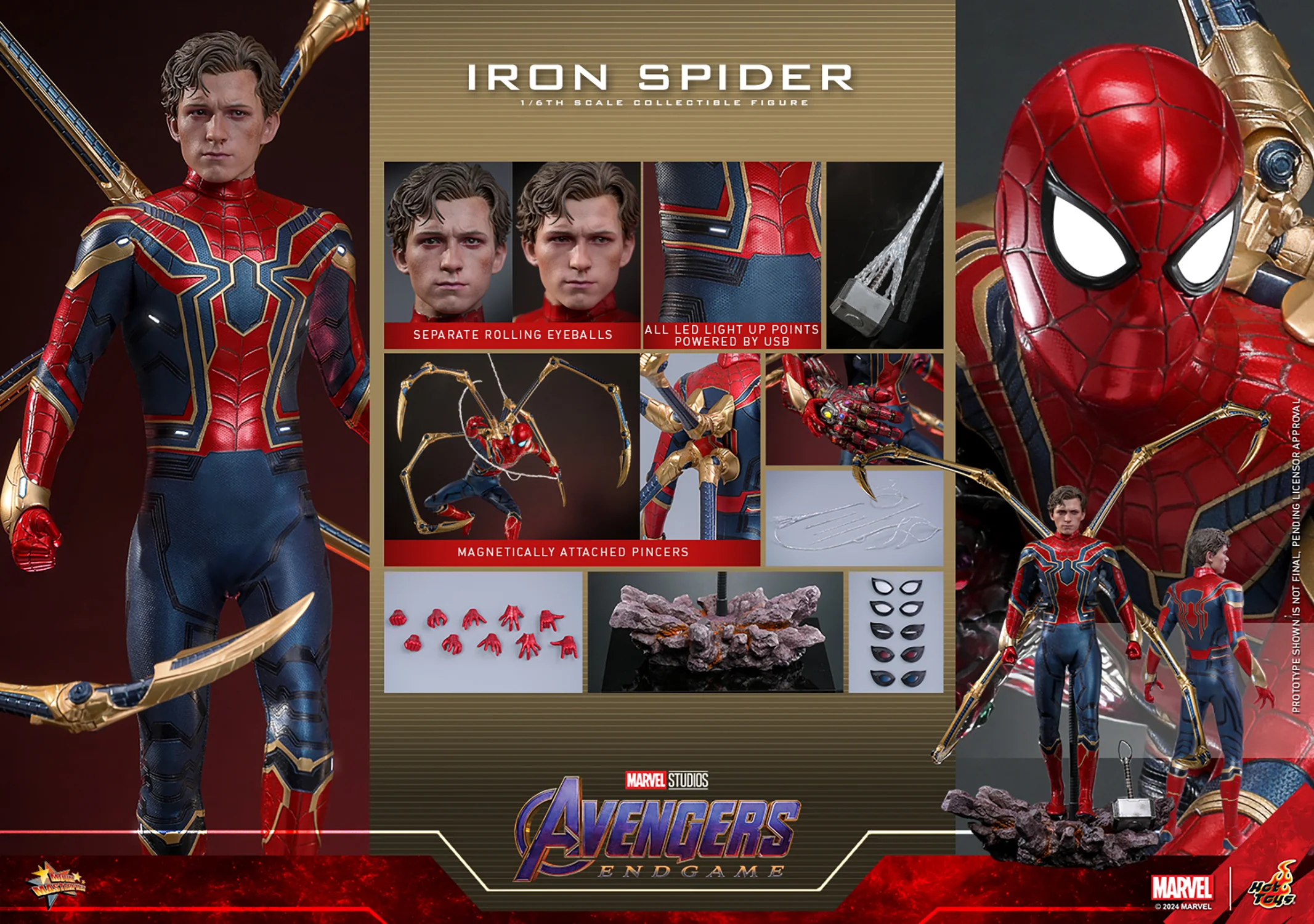 [PREORDER] Iron Spider Sixth Scale Figure - Image 20