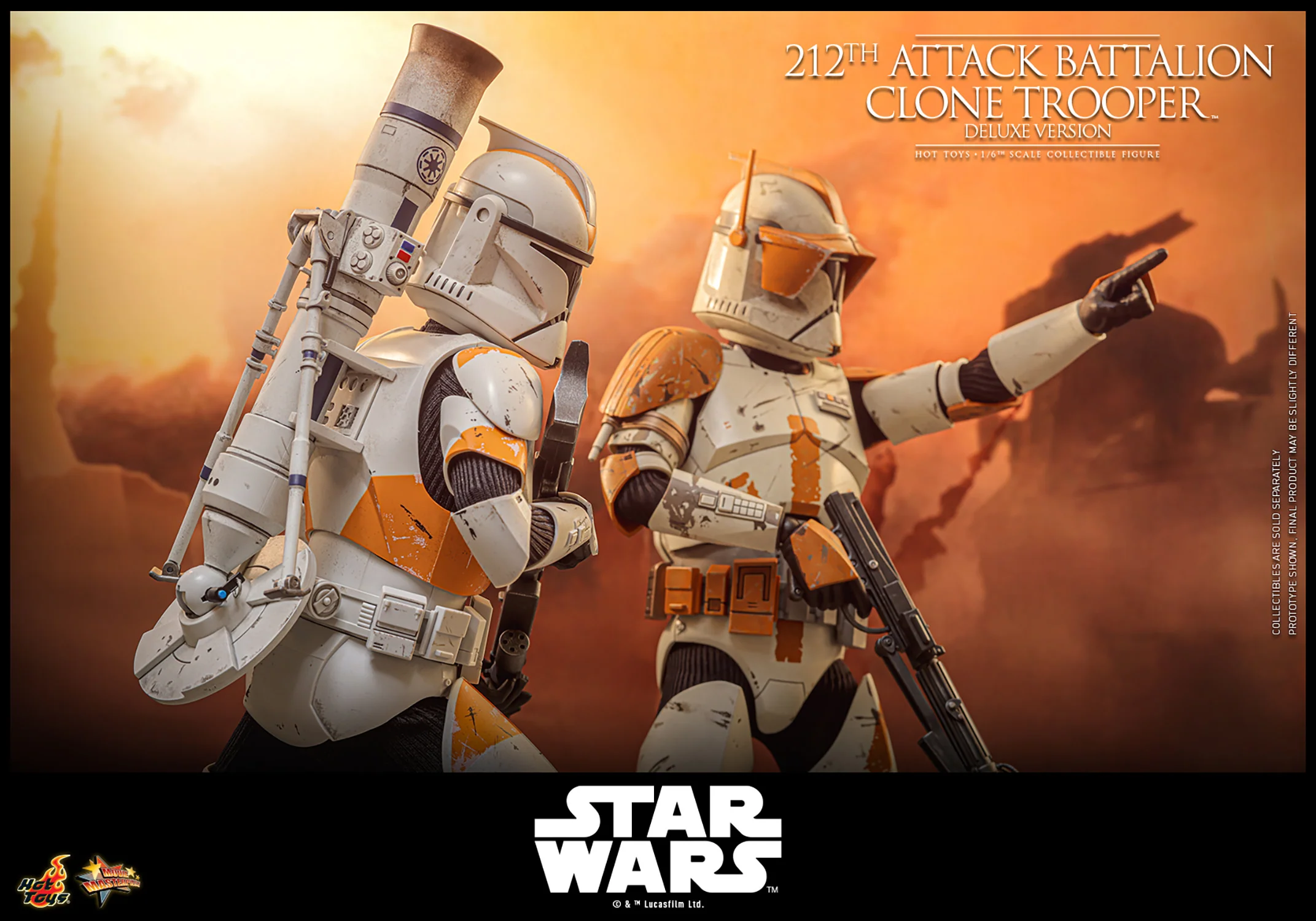 [PREORDER] 212th Attack Battalion Clone Trooper™ (Deluxe Version) | Sixth Scale Action Figure | Hot Toys - Image 13