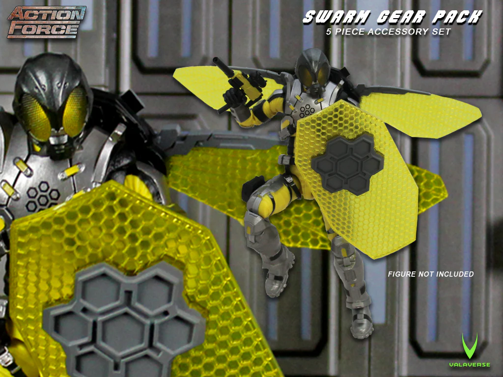 Swarm Gear Pack Reissue | Action Force | Valaverse 1:12 Scale Accessory Set SDSk - Image 3