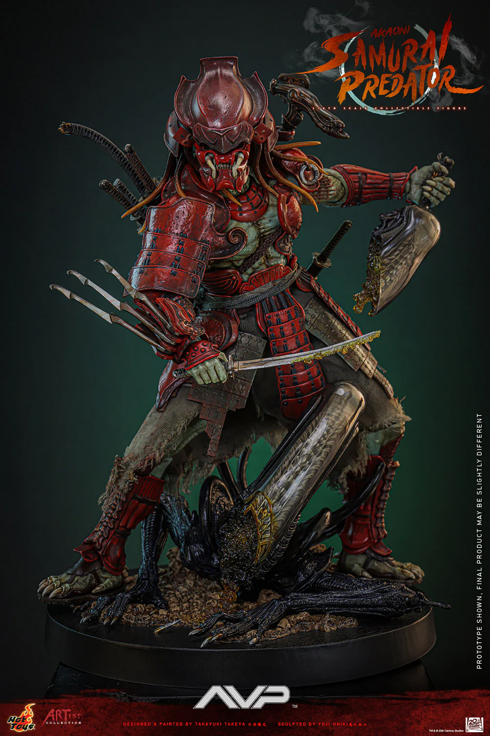 Akaoni Samurai Predator Sixth Scale Figure - Image 4