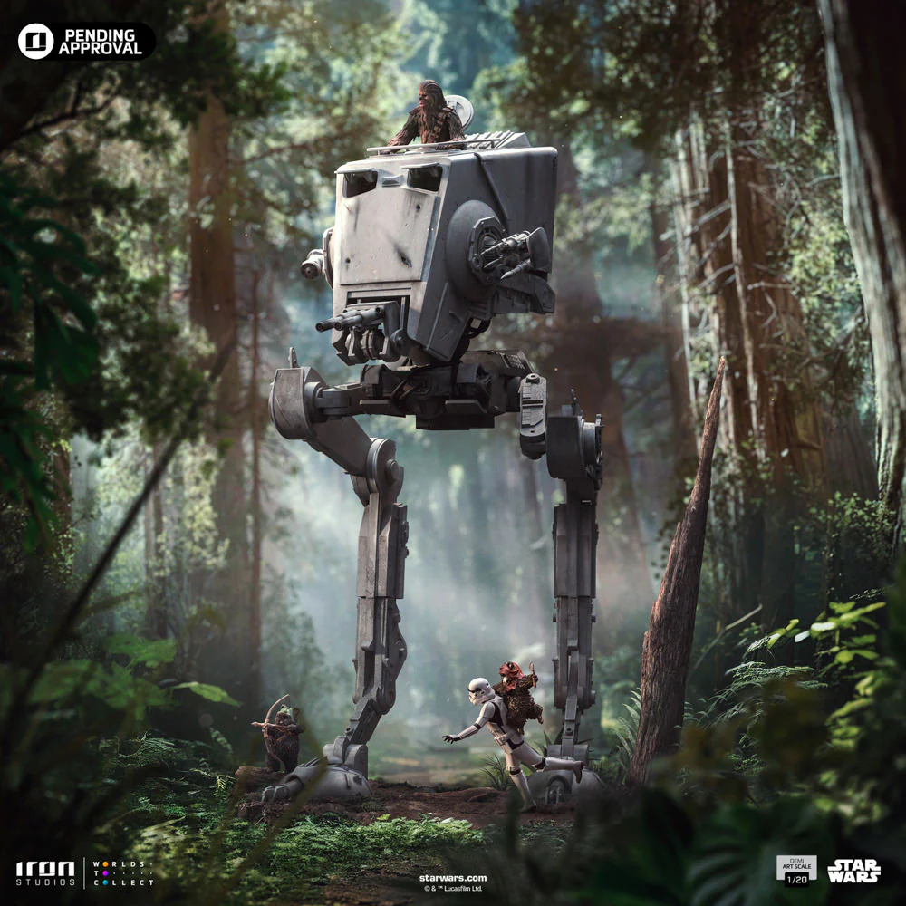 [PREORDER] AT-ST and Chewbacca Statues