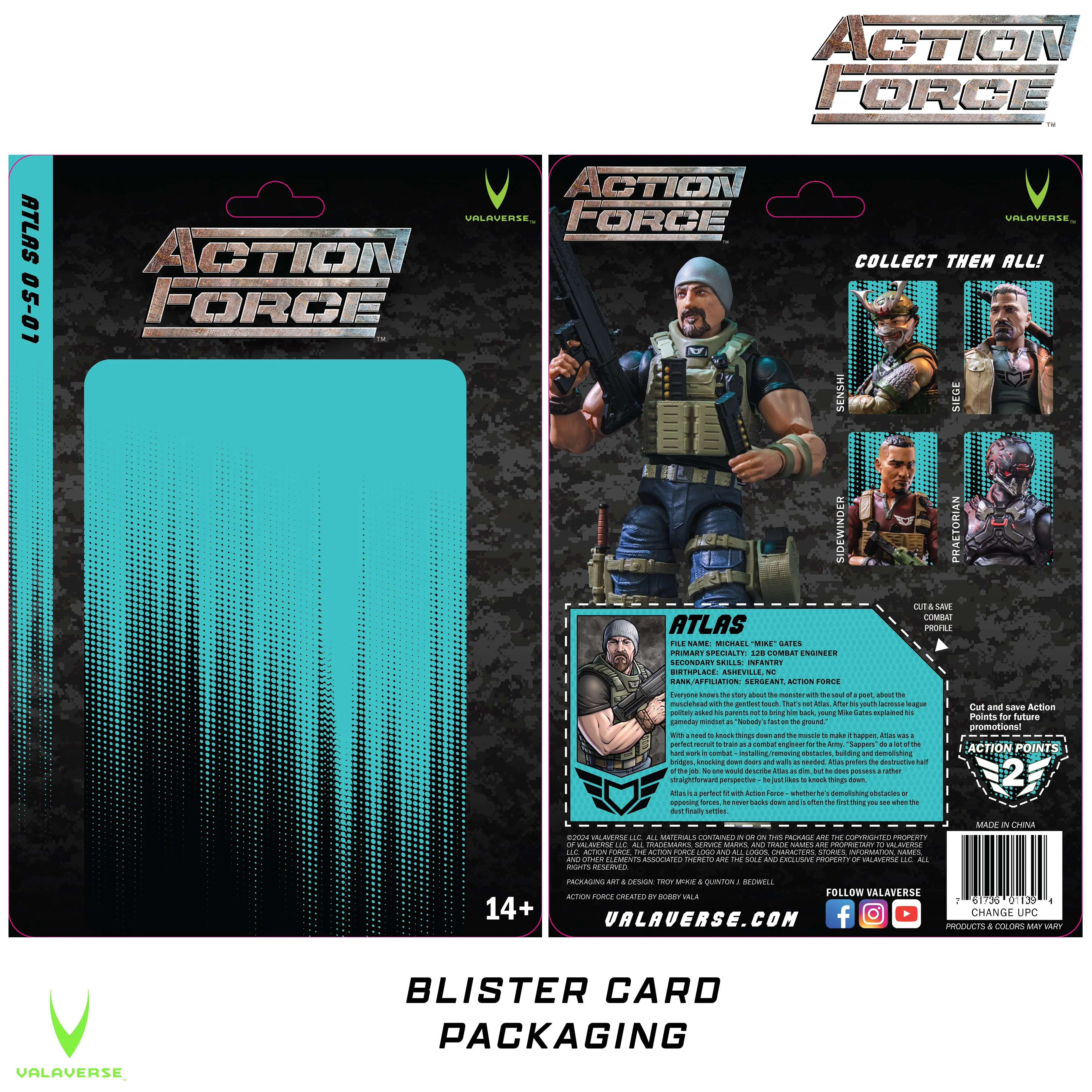 Atlas | Action Force Series 5 | Valaverse 1:12 Scale Figure - Image 3