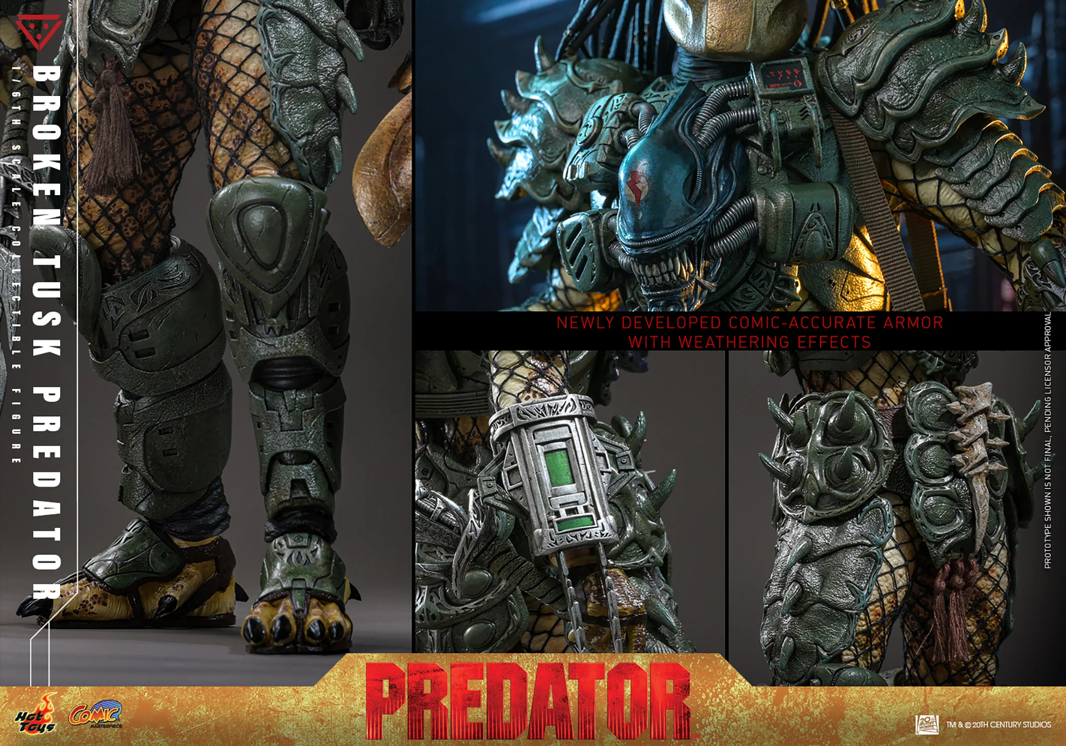 [PREORDER] Broken Tusk Predator | Sixth Scale Action Figure | Hot Toys - Image 18