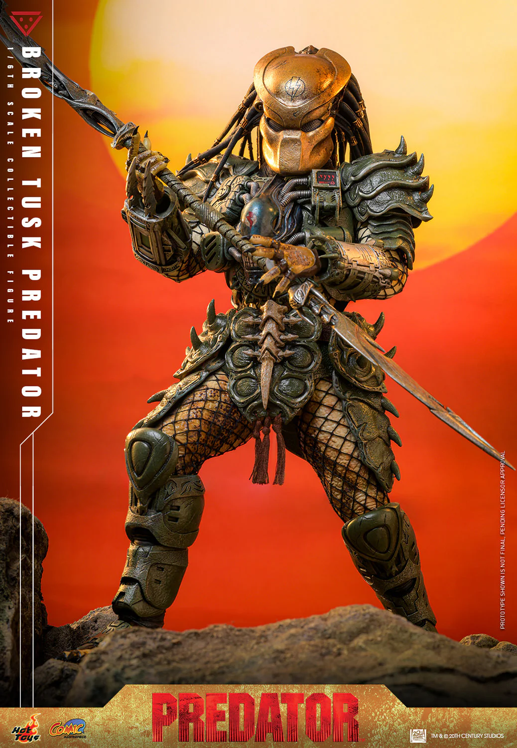 [PREORDER] Broken Tusk Predator | Sixth Scale Action Figure | Hot Toys - Image 2